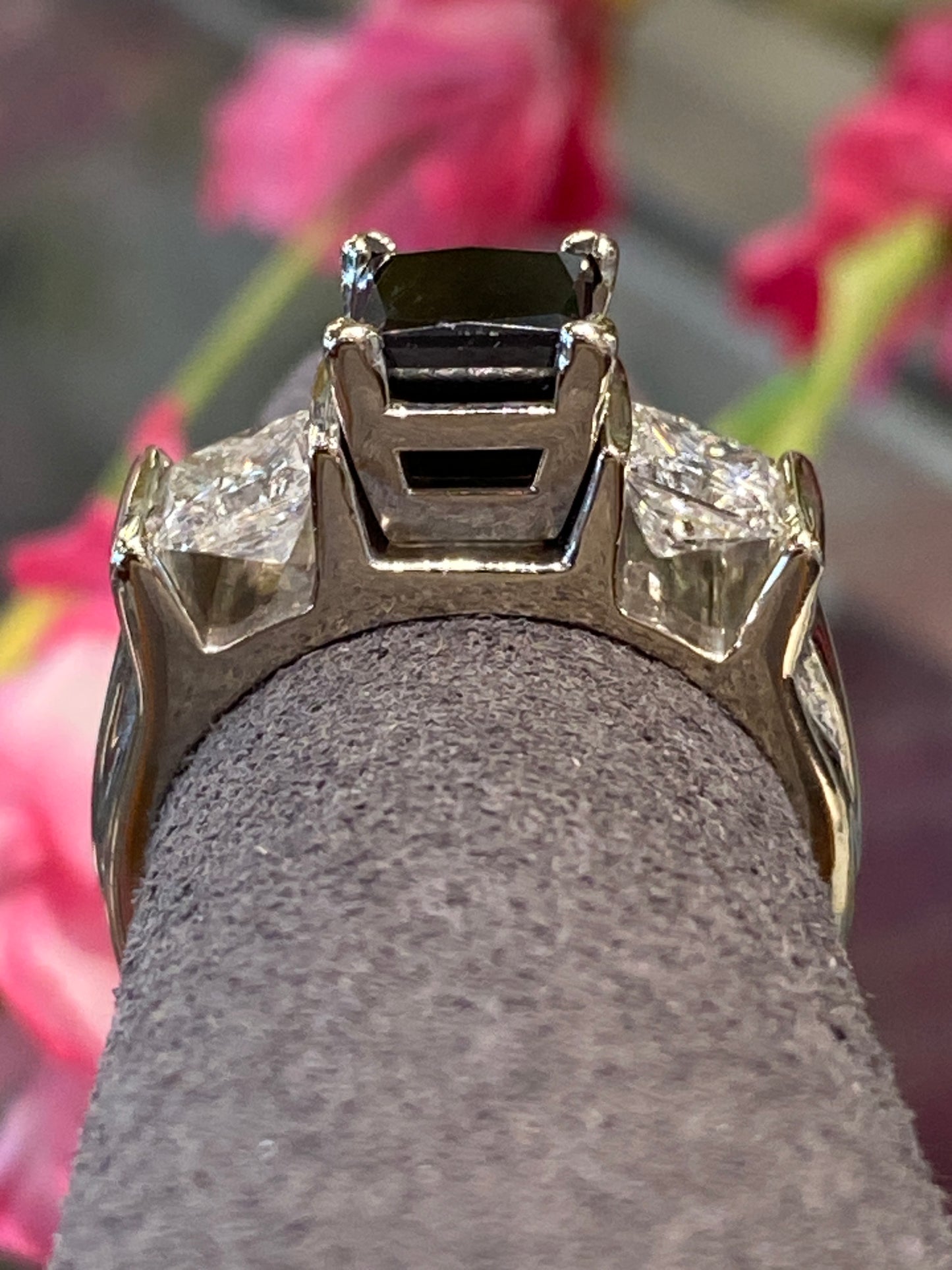 14k White Gold Engagement Ring