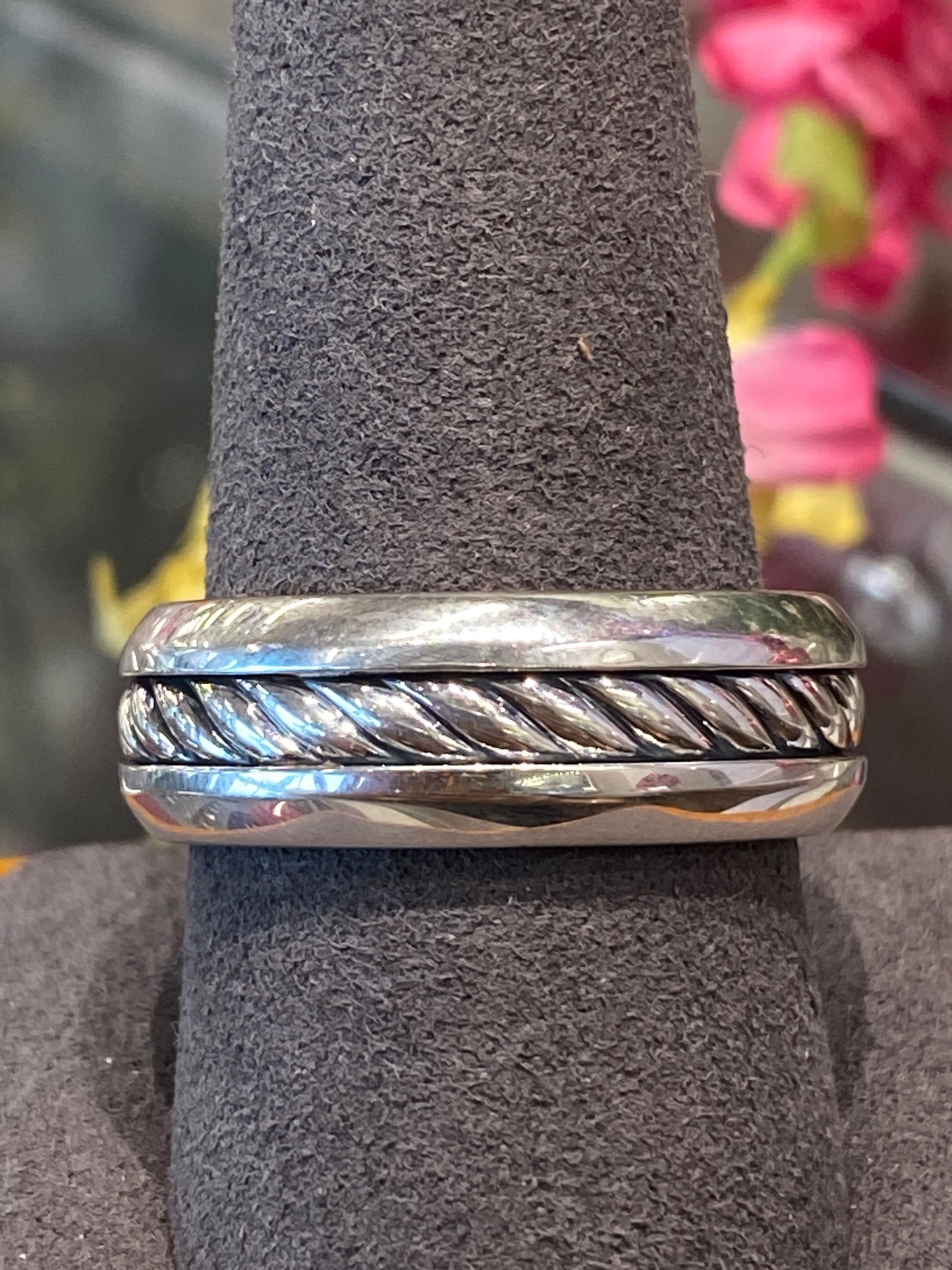 Silver David Yurman Band