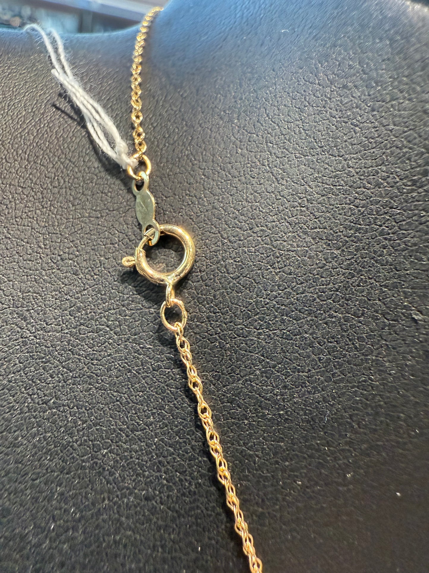 Gold chain and pendant