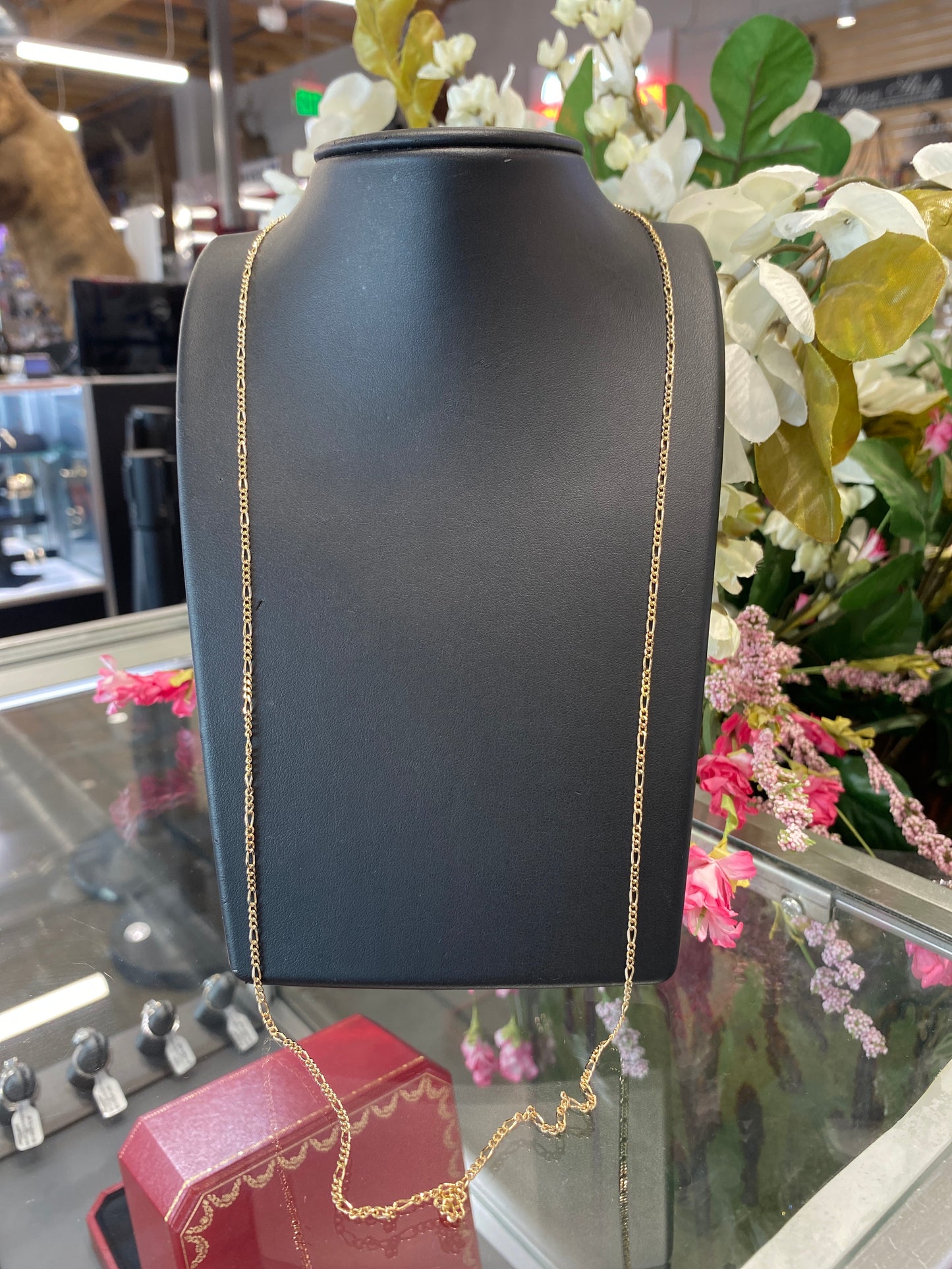 14k Yellow Gold Fígaro Chain