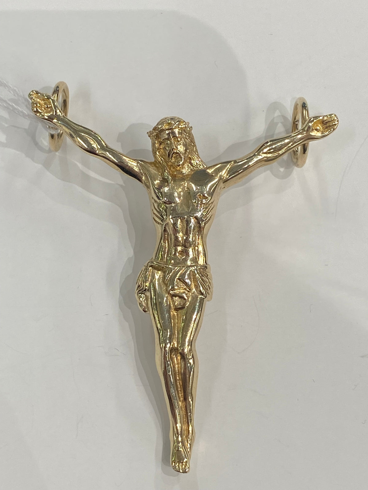 10k Yellow Gold Jesus Pendant