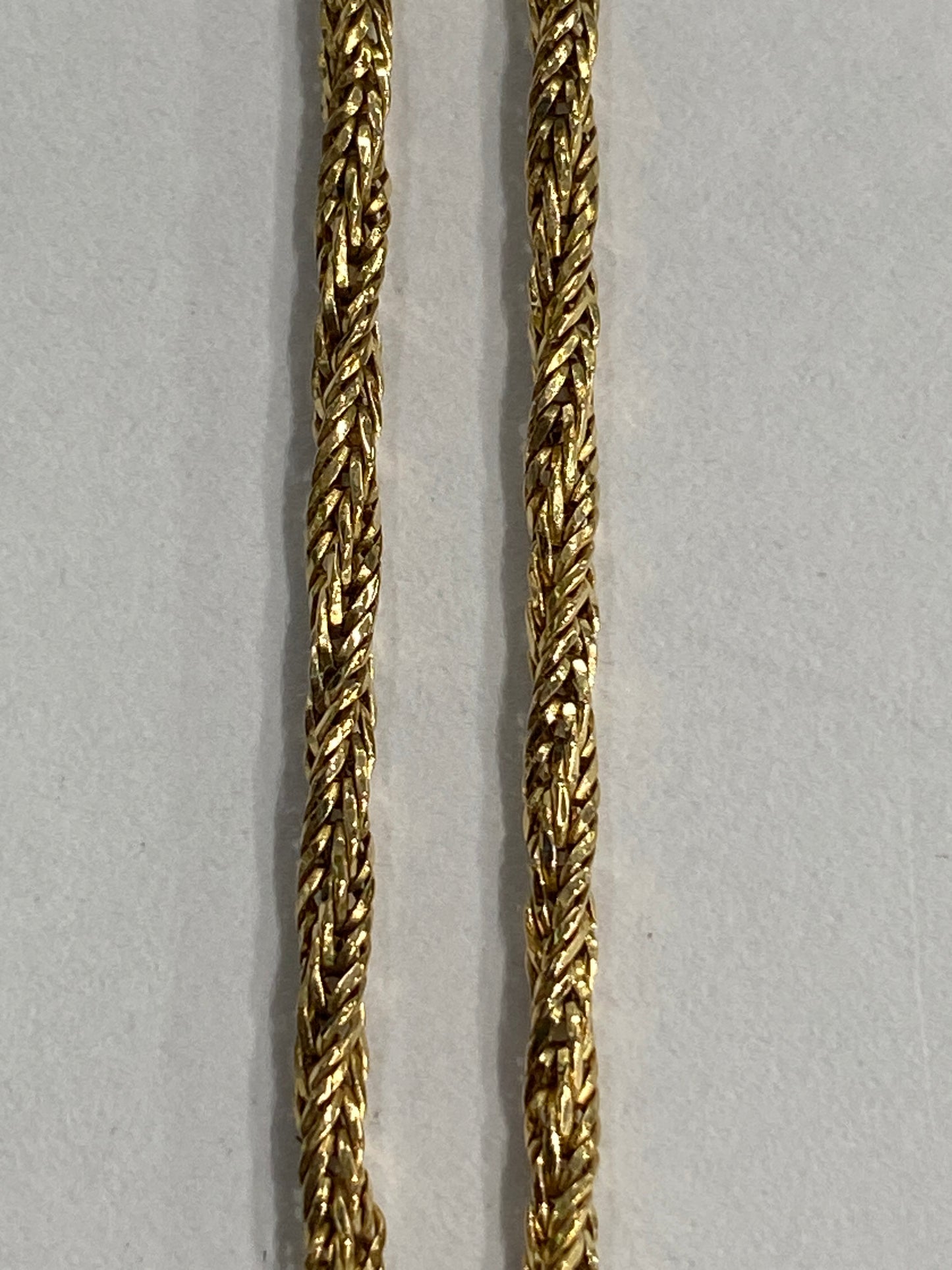 18k Yellow Gold Twist Link Chain