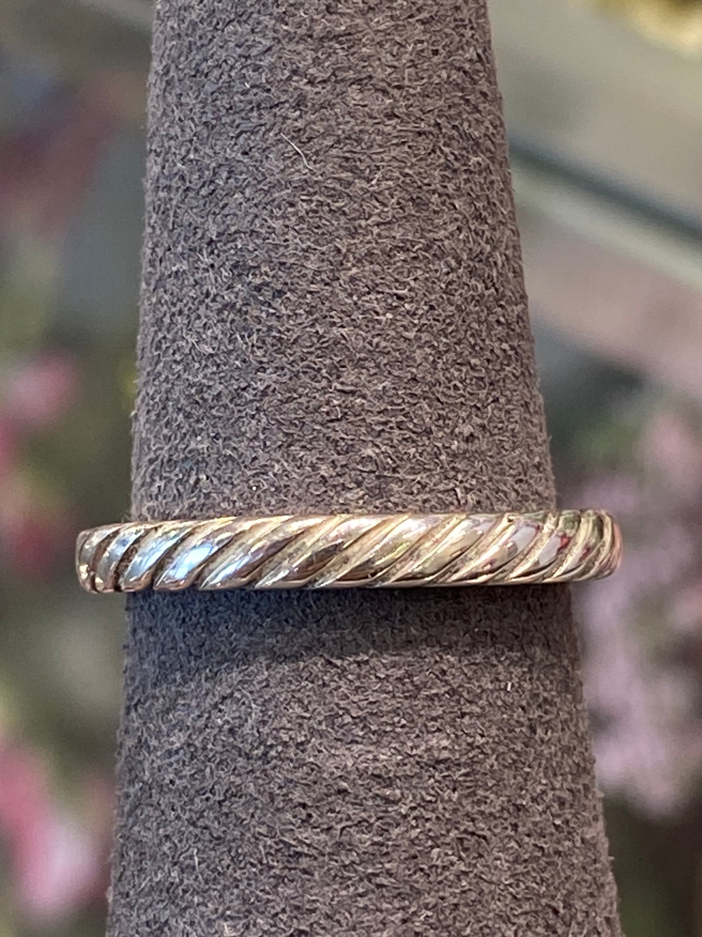 Silver David Yurman Band With Design
