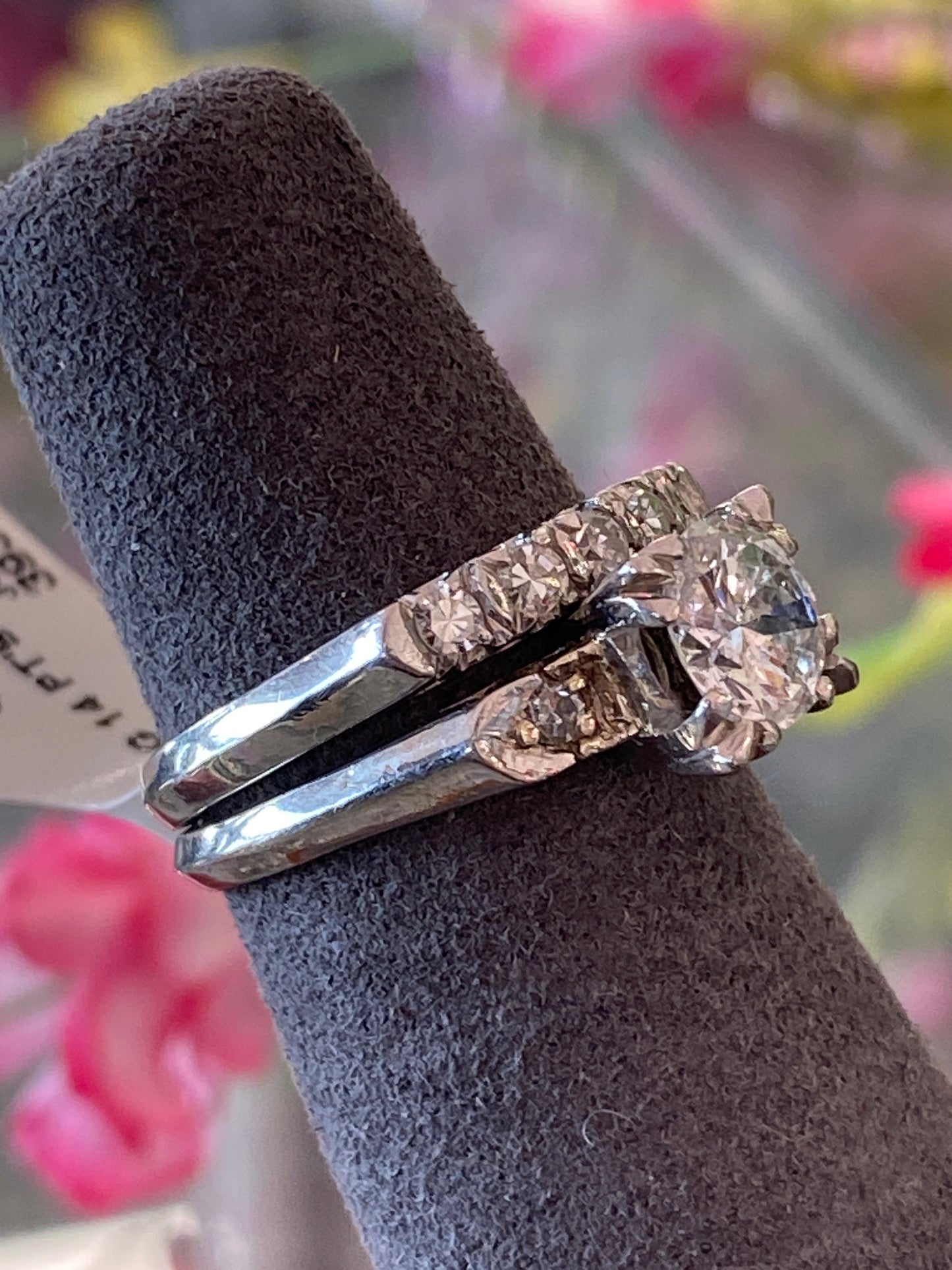 Platinum Diamond Wedding Set