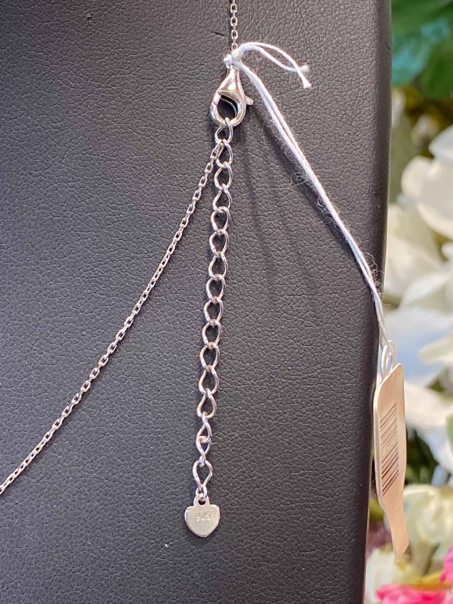 Silver Chain With Cubic Zirconias