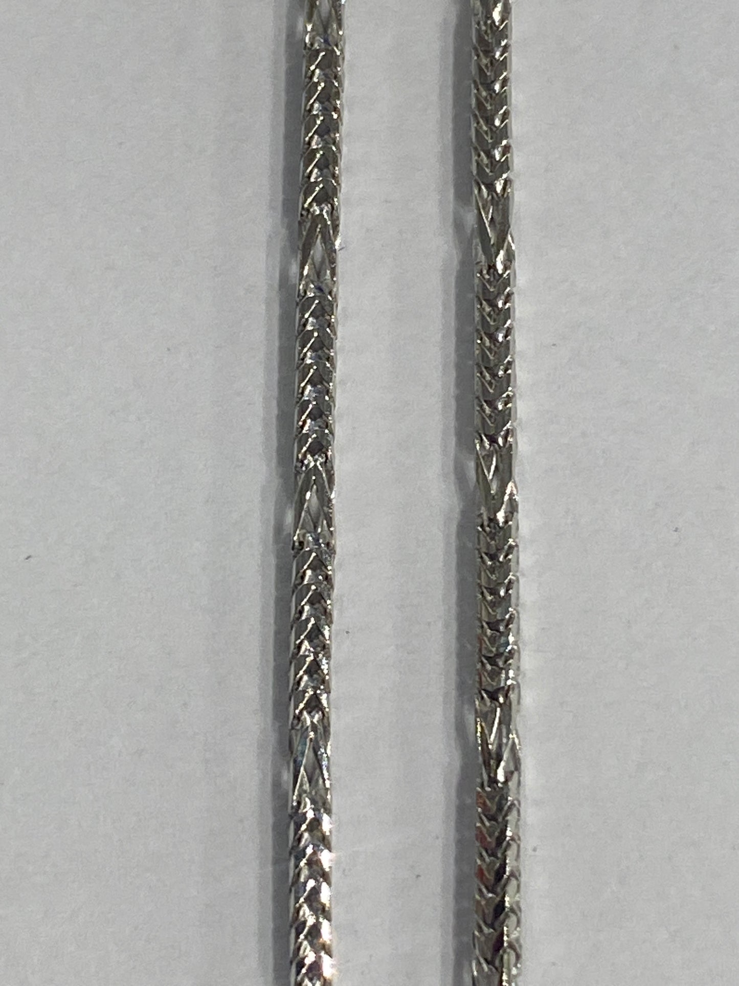 14k White Gold Chain