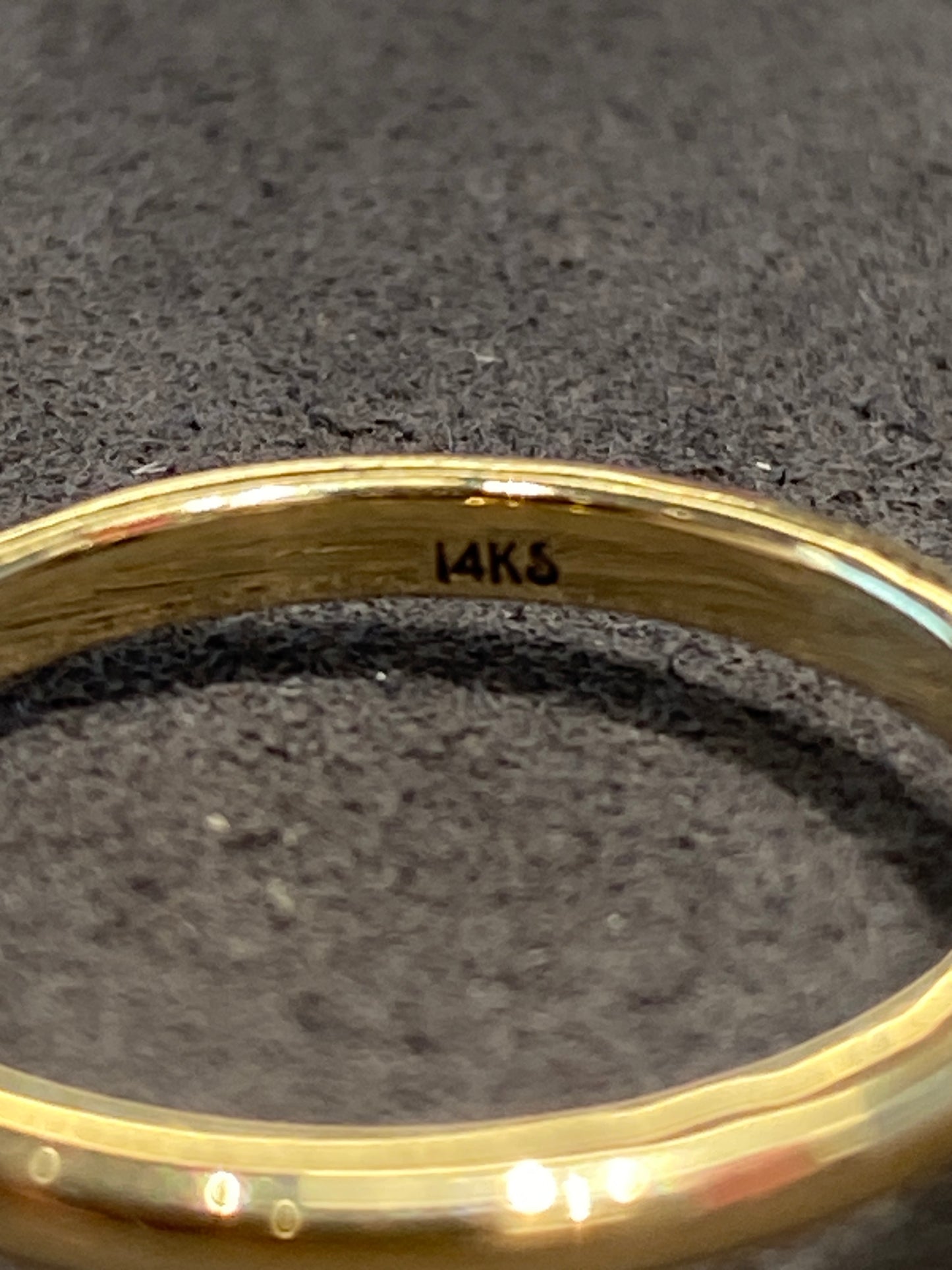 14k Yellow Gold Diamond Engagement Ring