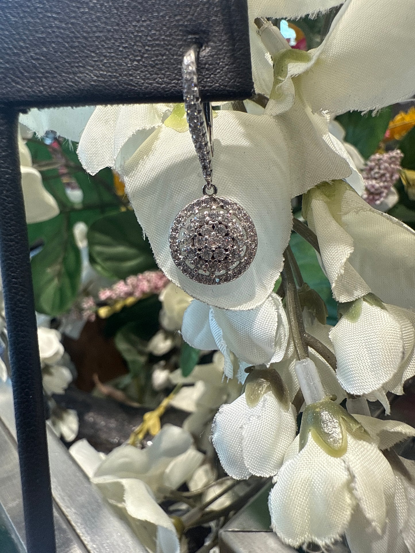 Silver earrings