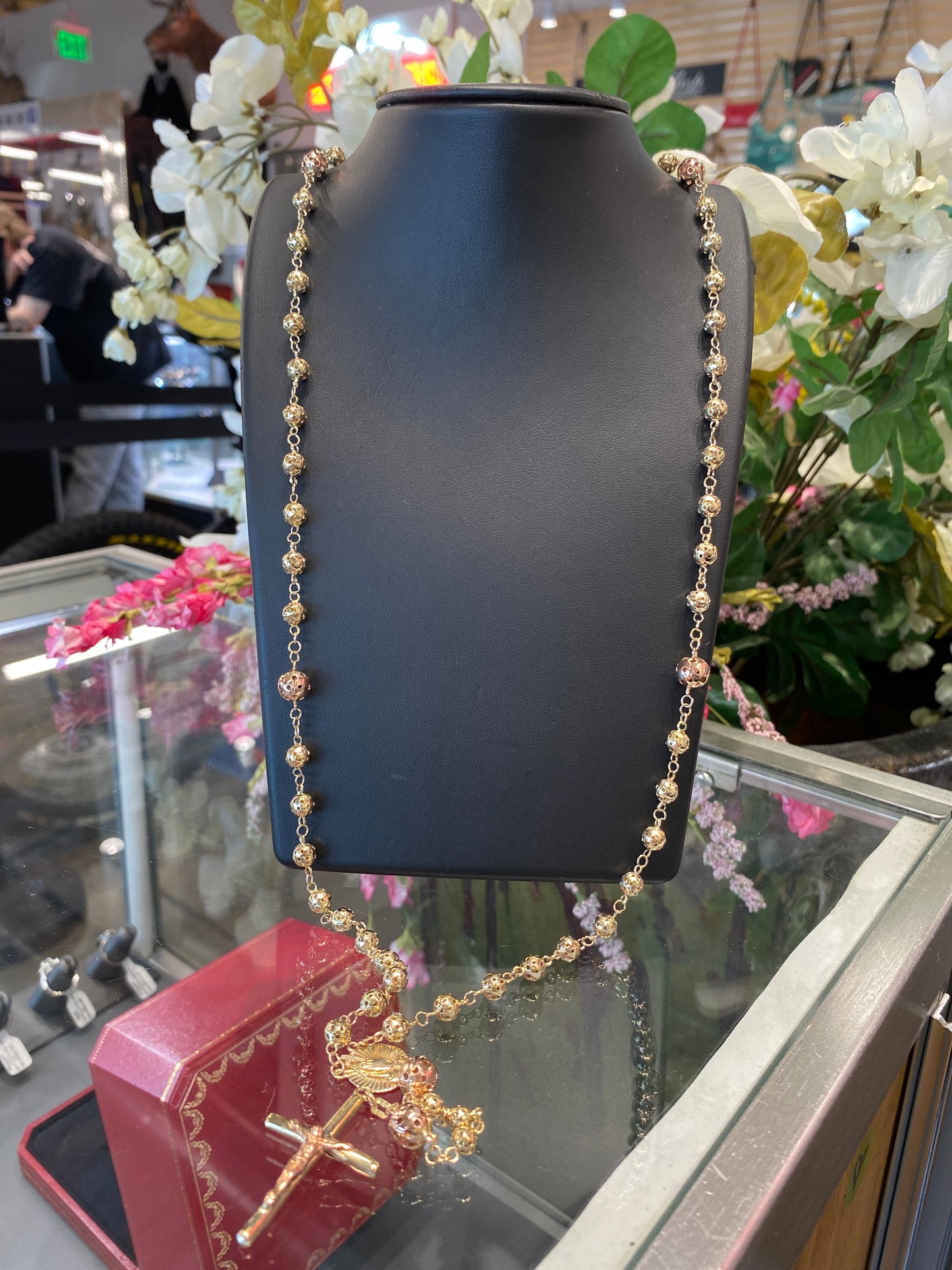 14k Two Tone Rosary