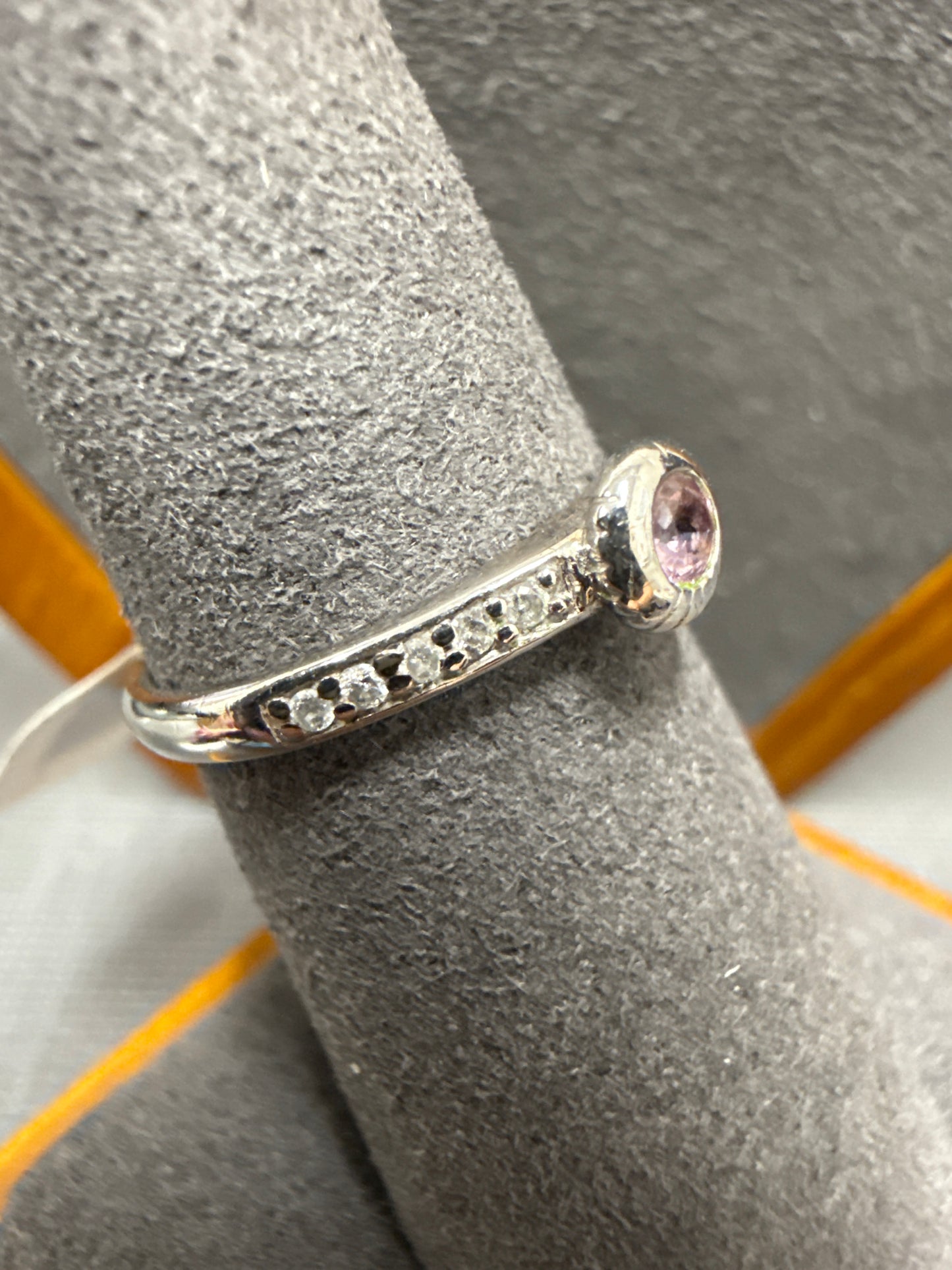 White gold ring