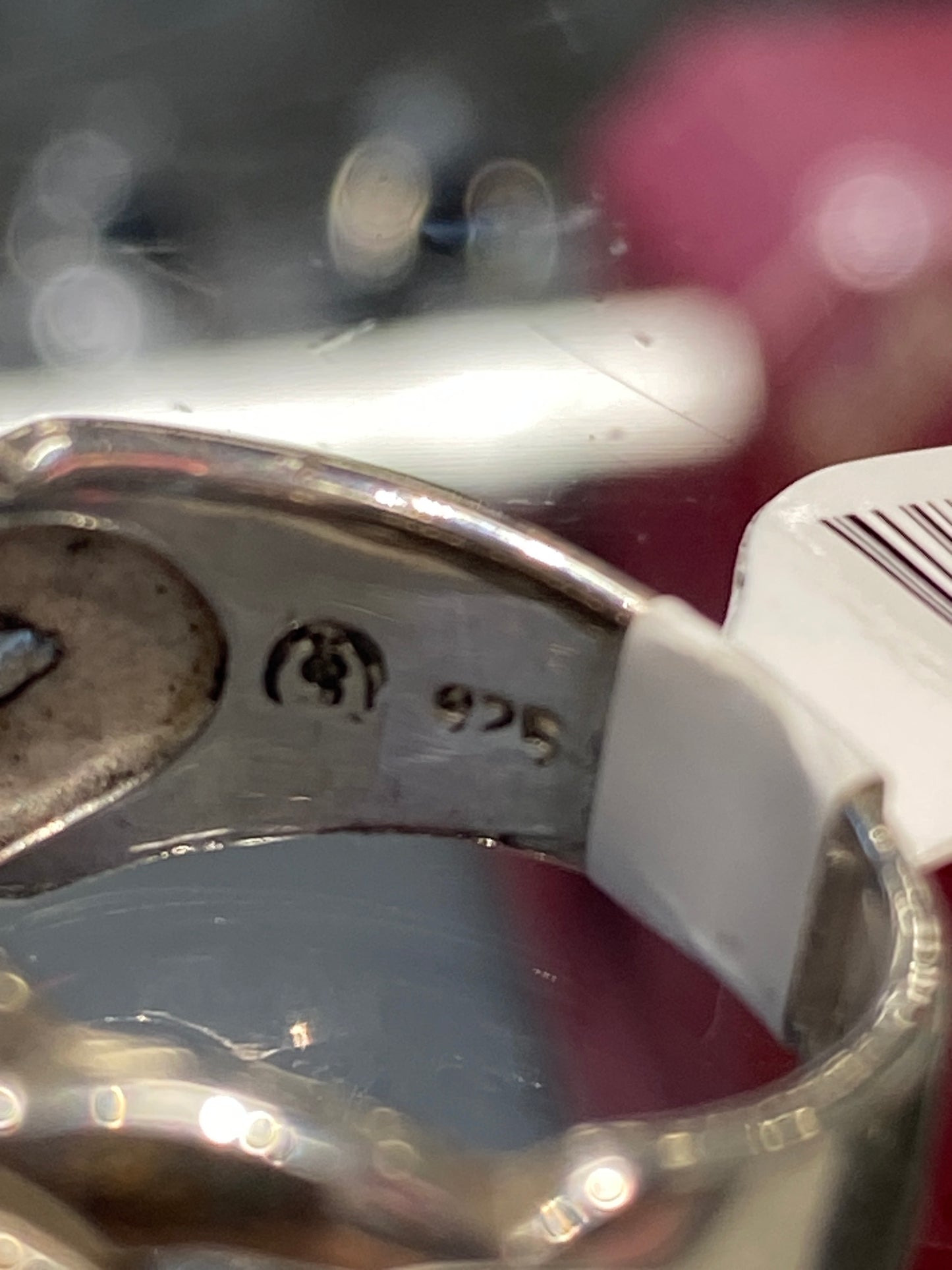 Silver Band With Design