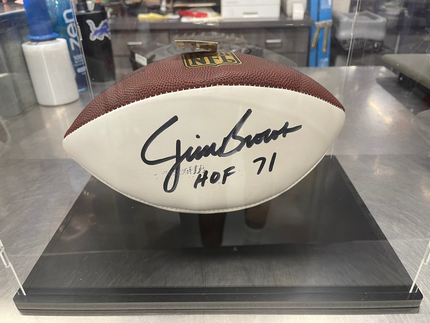 Jim Brown Signed Football
