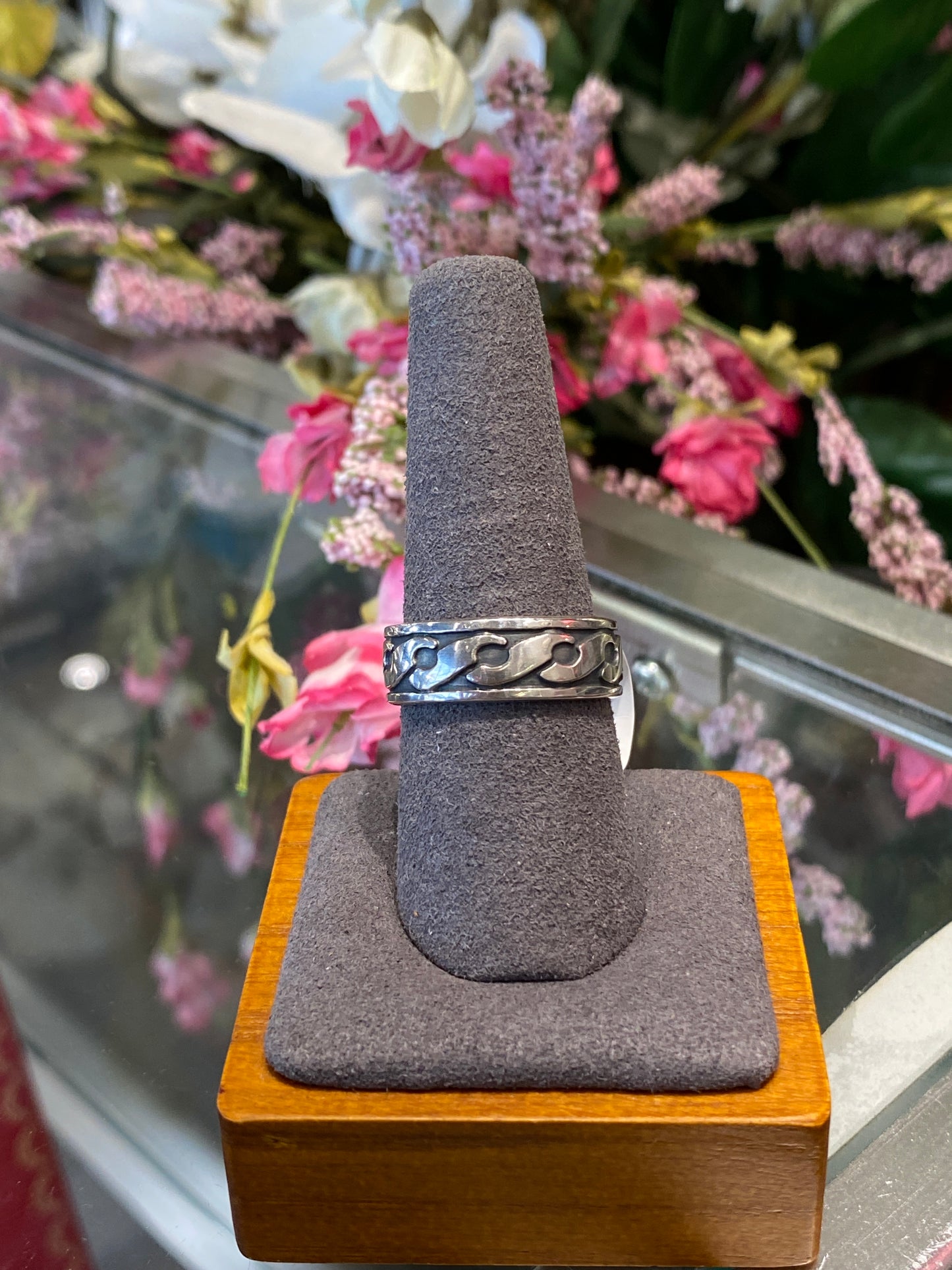 Silver Band With Design