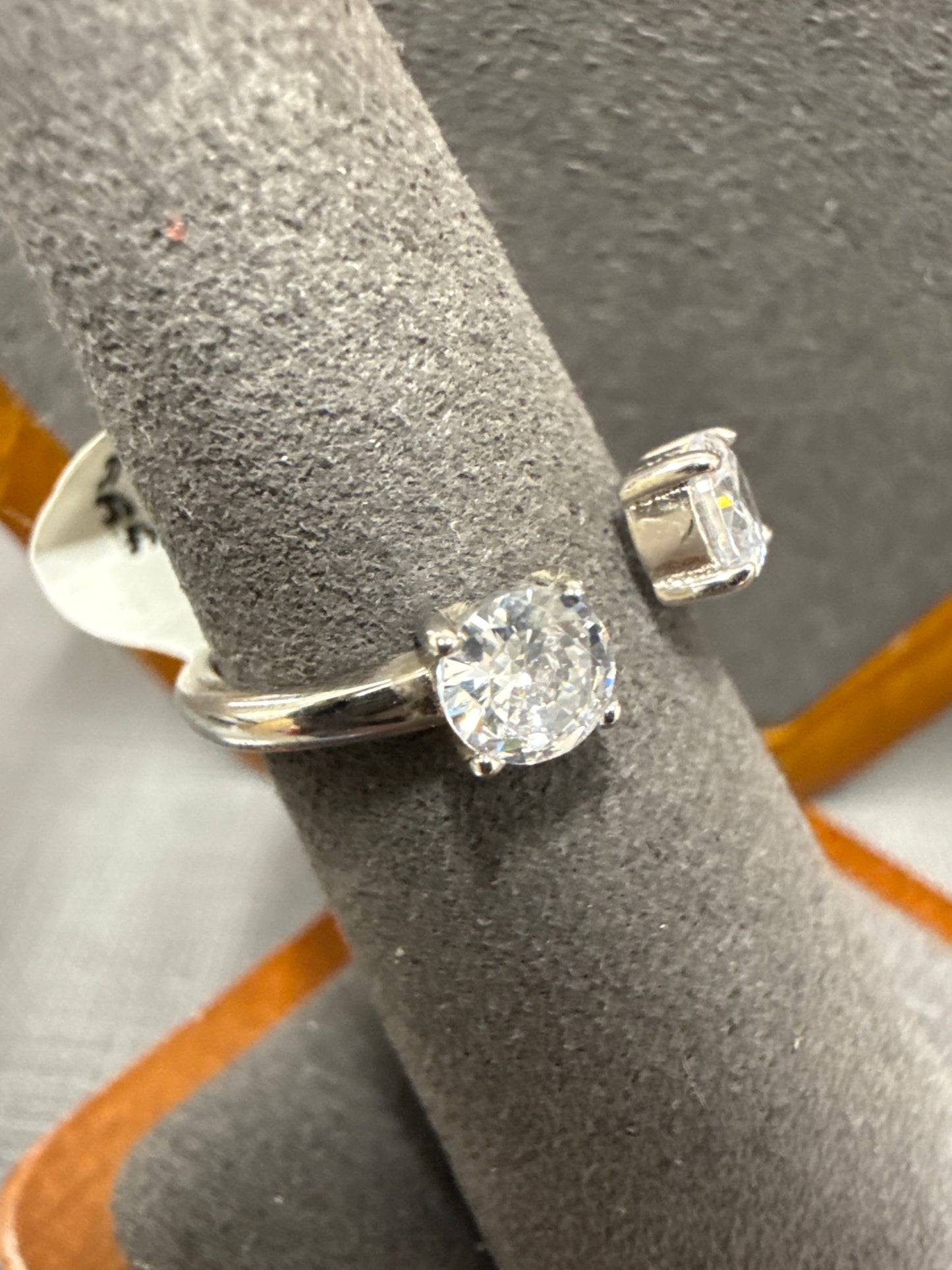 Silver cuff ring