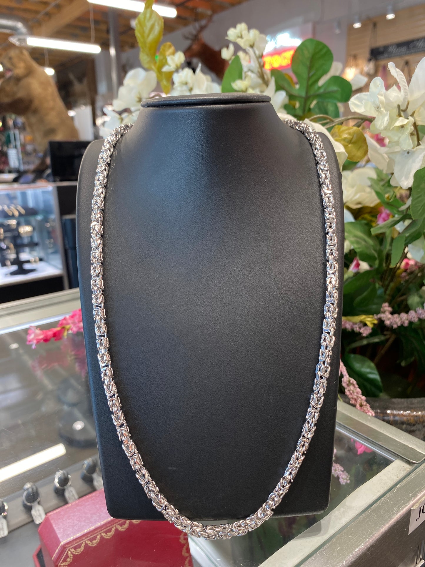 14k White Gold Chain
