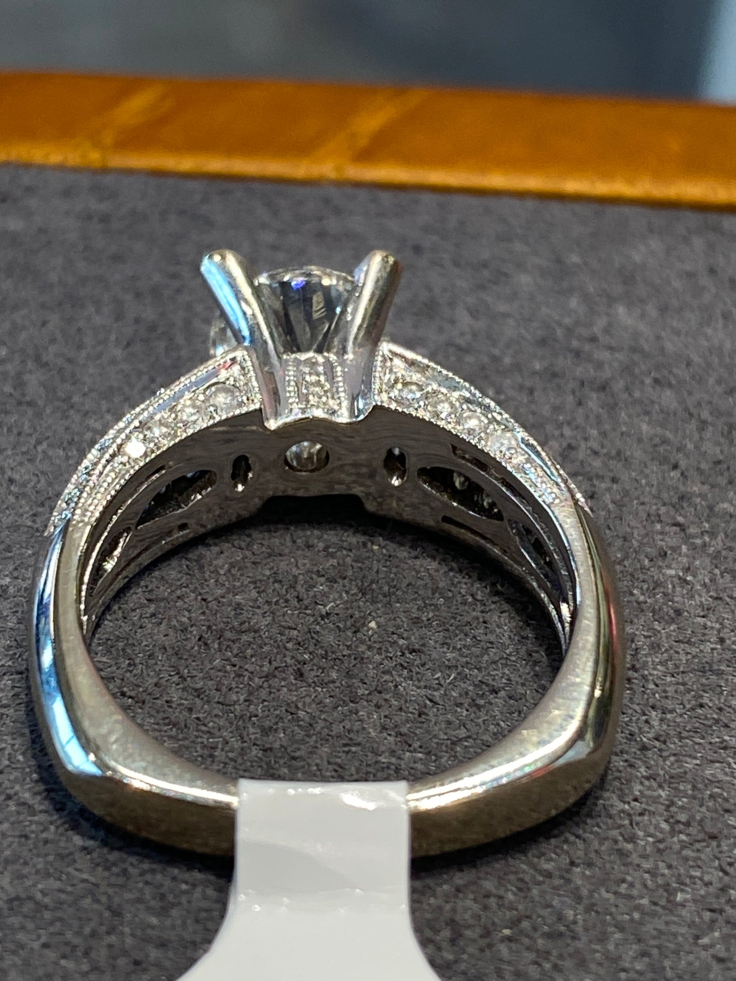 14k White Gold Diamond Engagement Ring