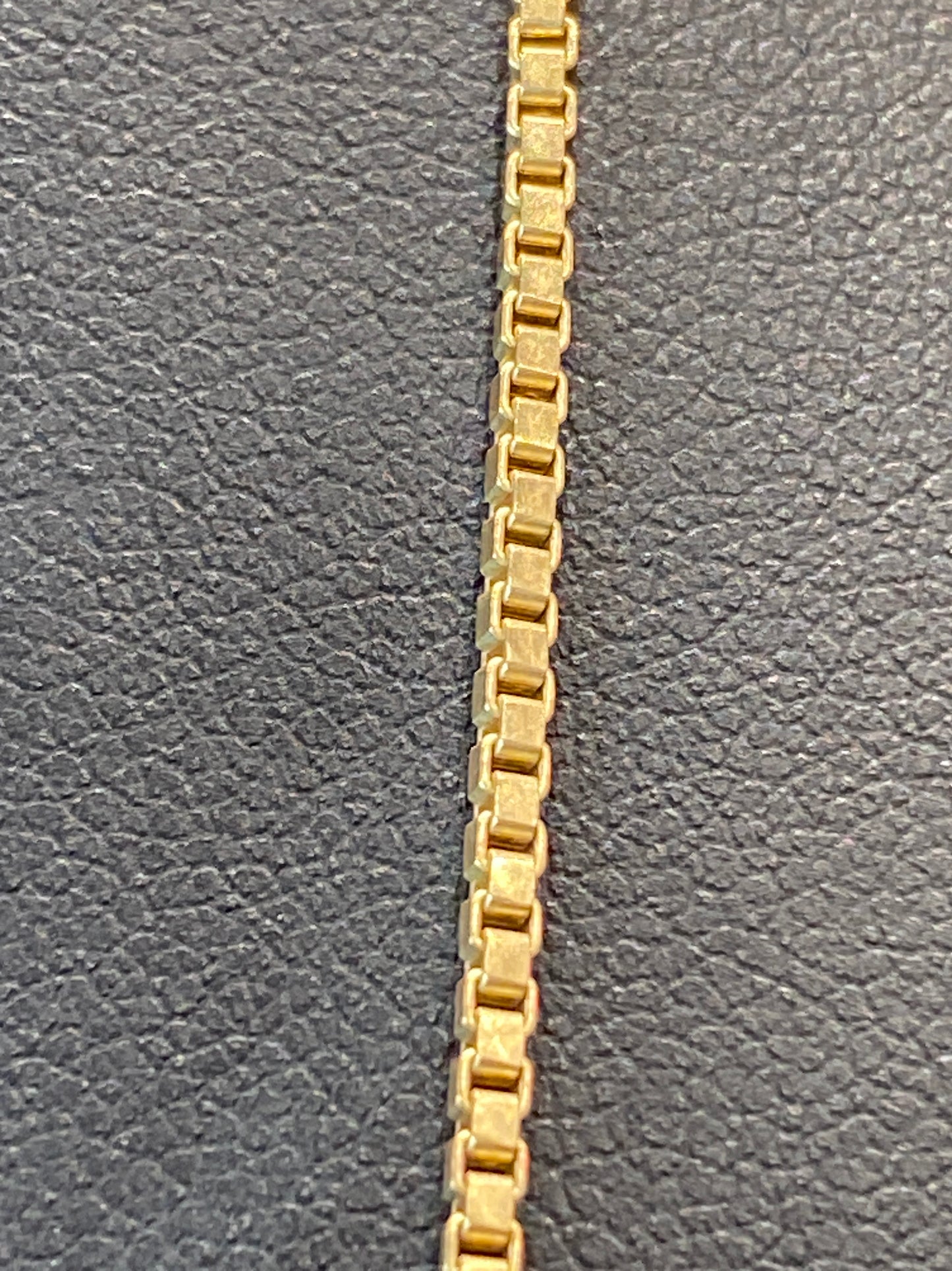 14k Yellow Gold Box Link Chain