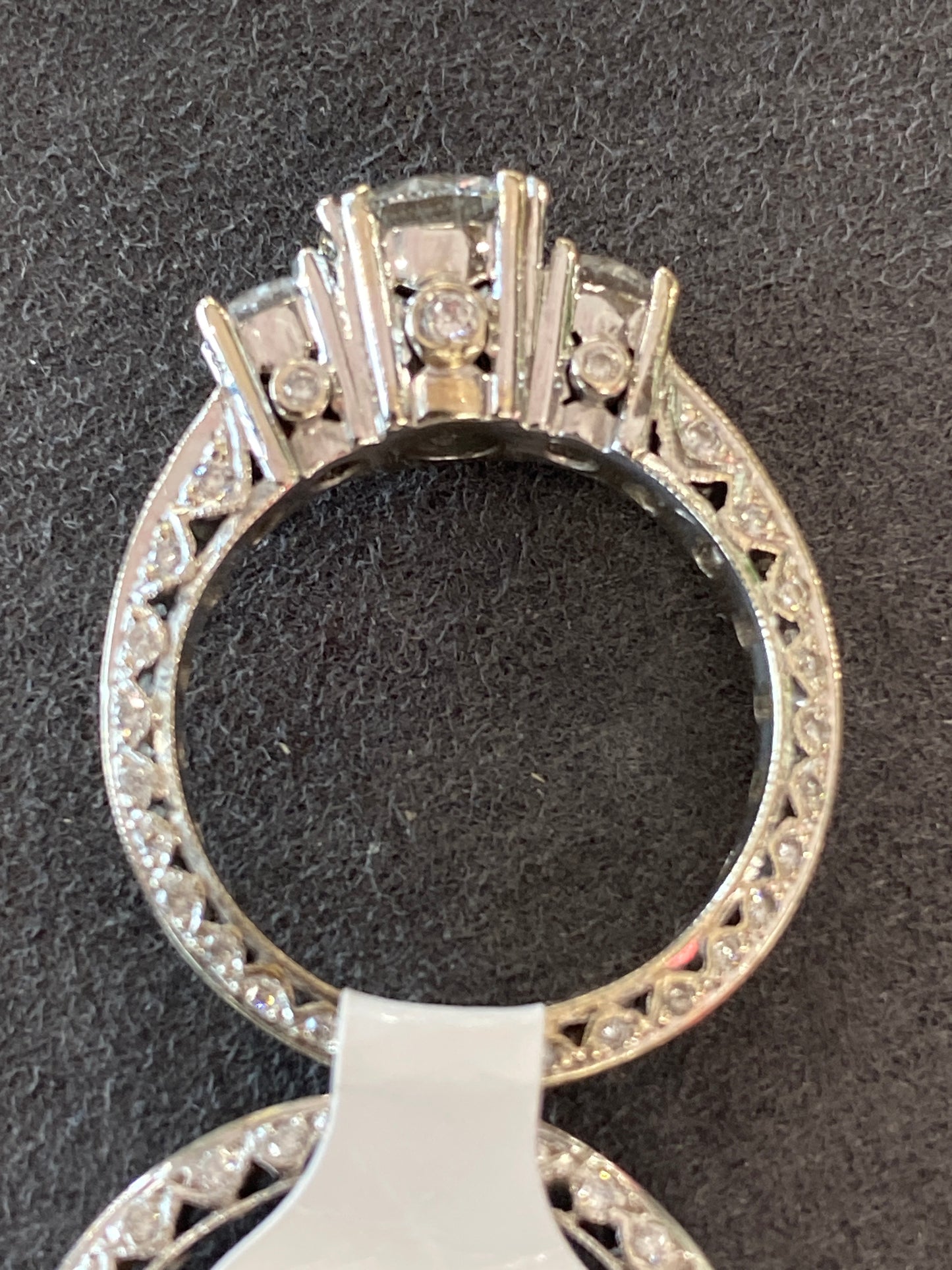 14k White Gold Diamond Wedding Set