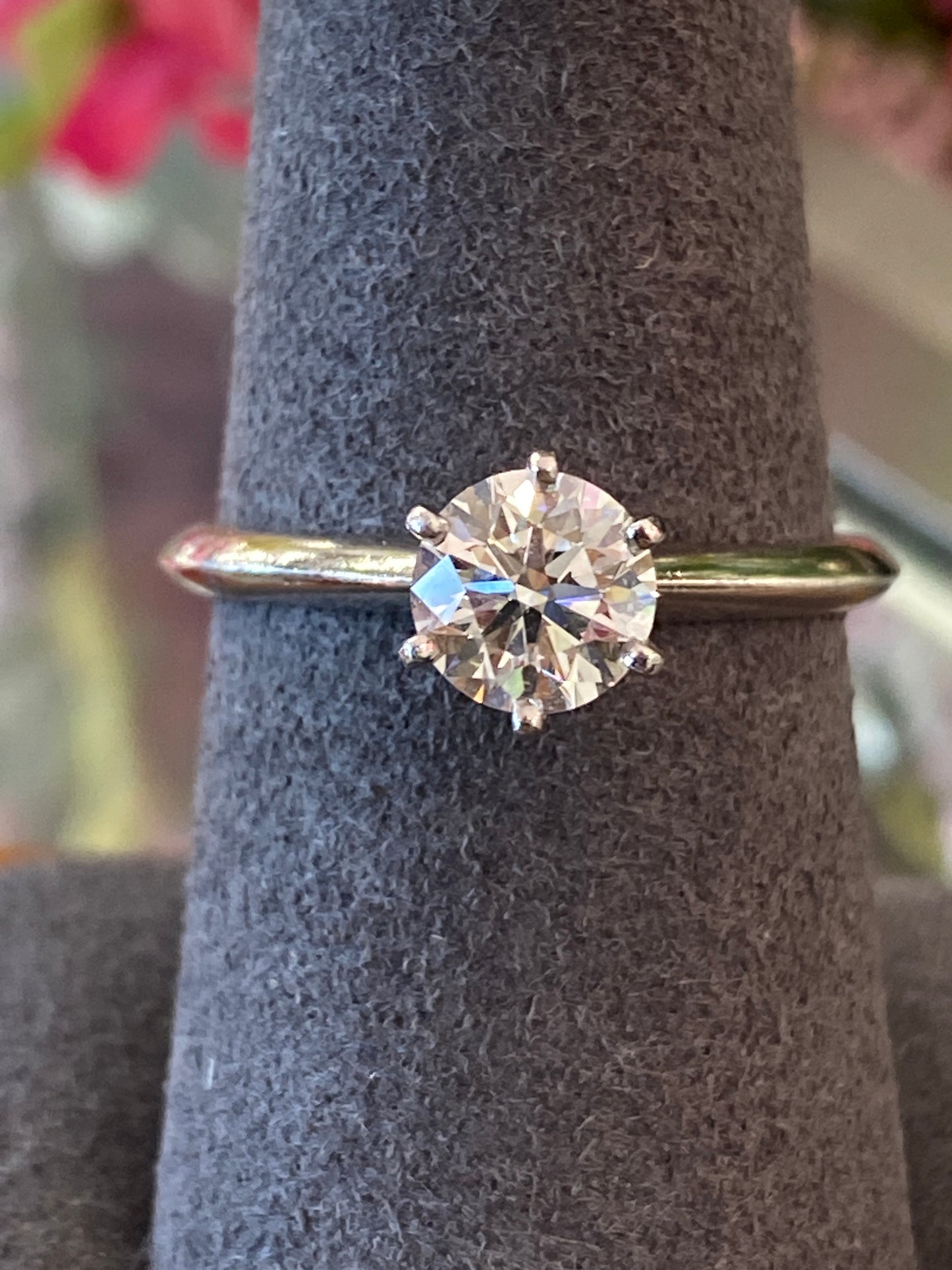 Platinum Diamond Tiffany & Co Engagement Ring