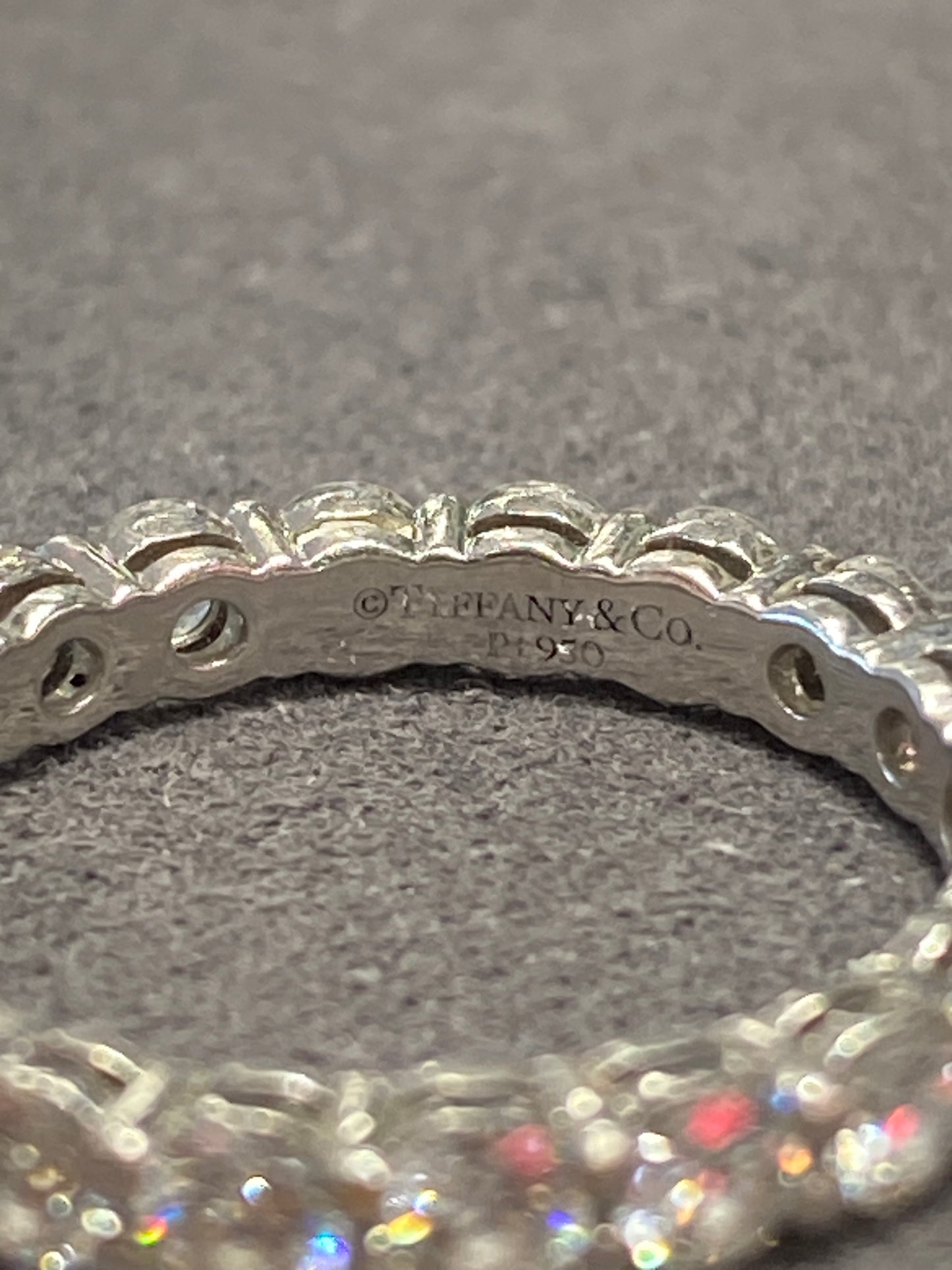 Platinum Diamond Eternity Tiffany & Co Band