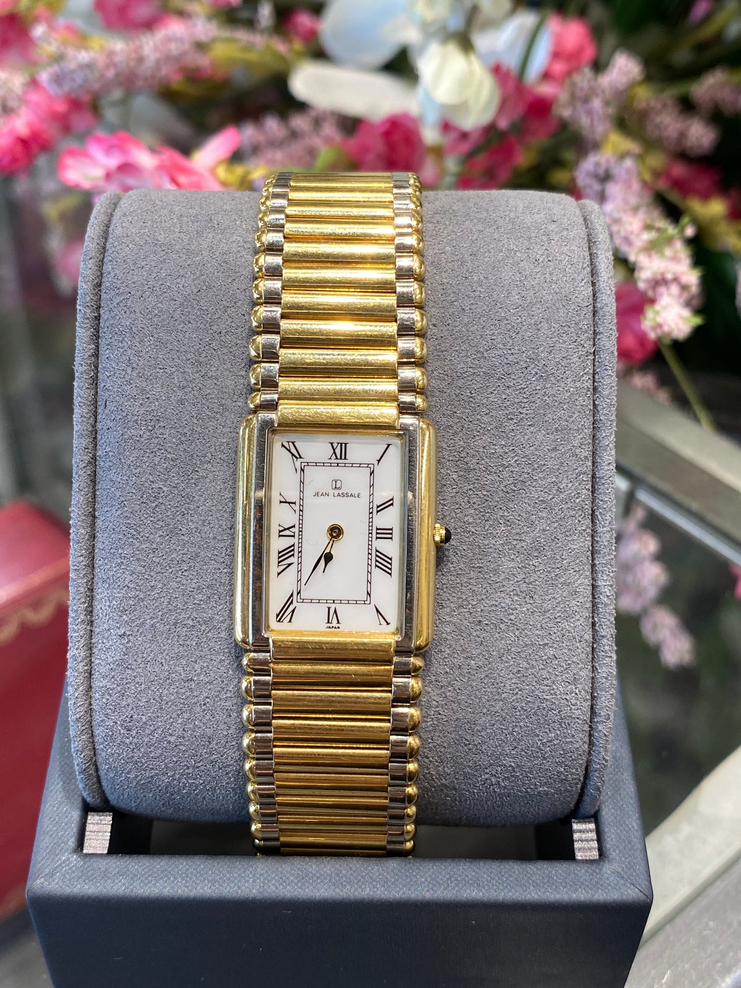 Jean Lassale 18k Two Tone Gold Watch