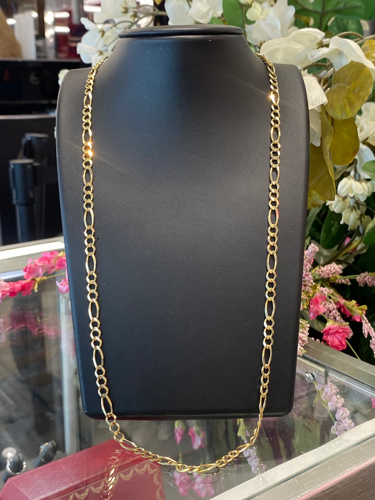 14k Yellow Gold Fígaro Chain