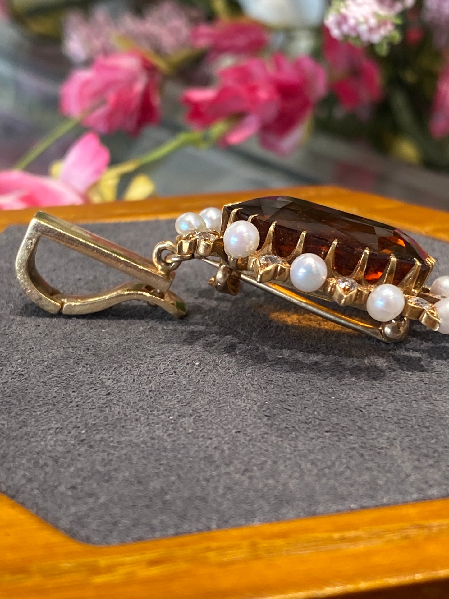 18k Yellow Gold Pendant/Brooch