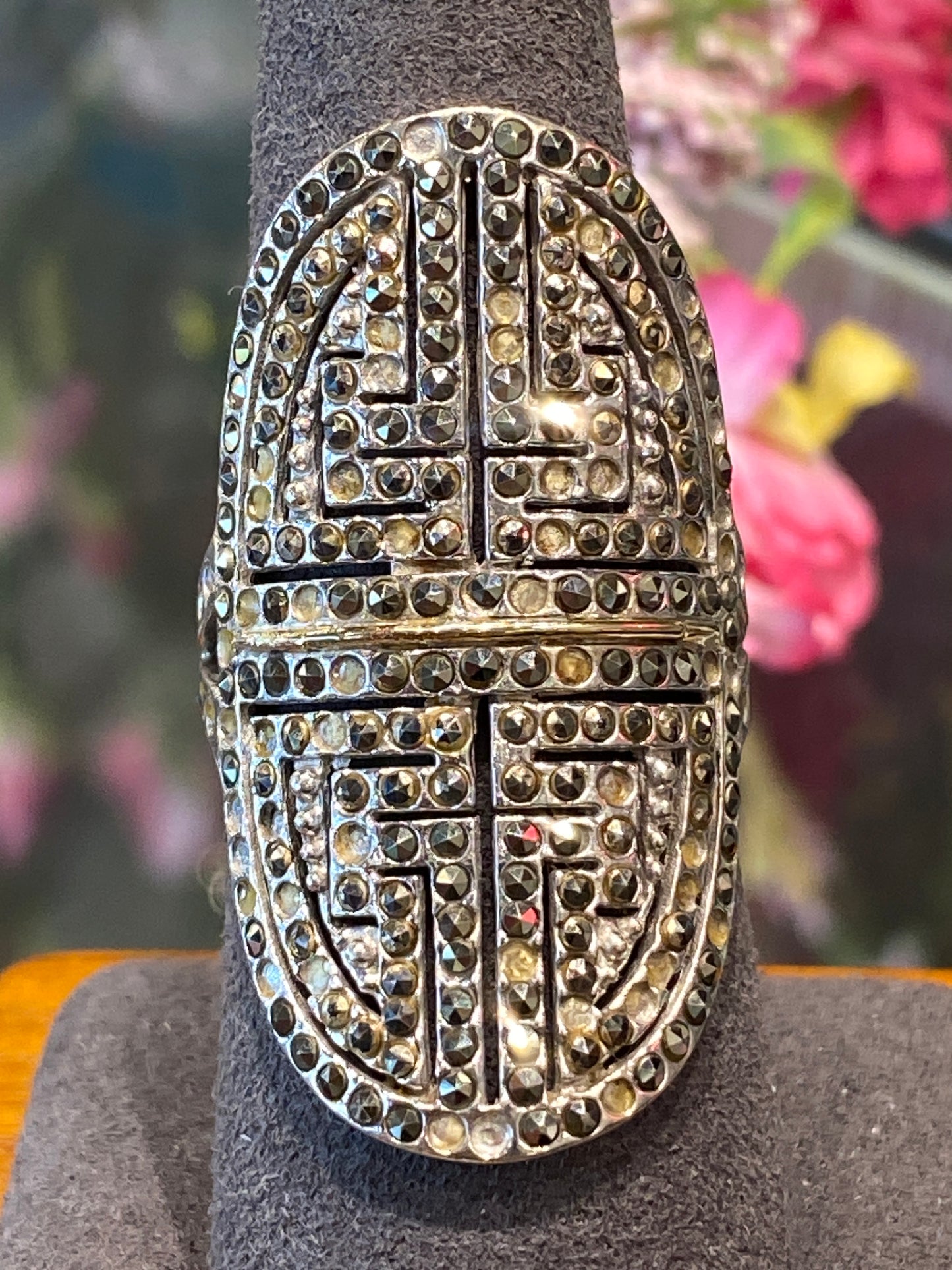 Silver Ring With Stones