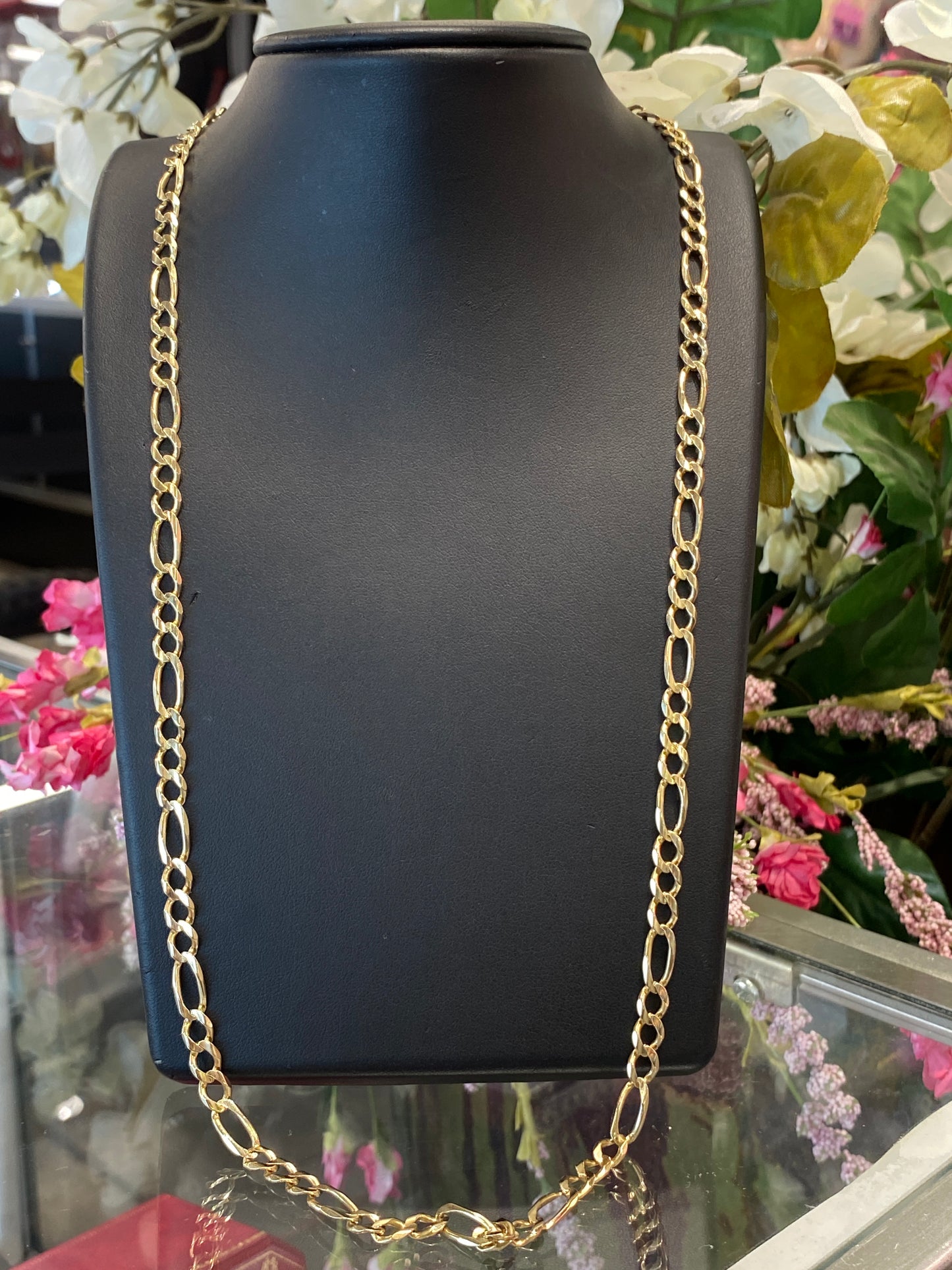 14k Yellow Gold Fígaro Chain