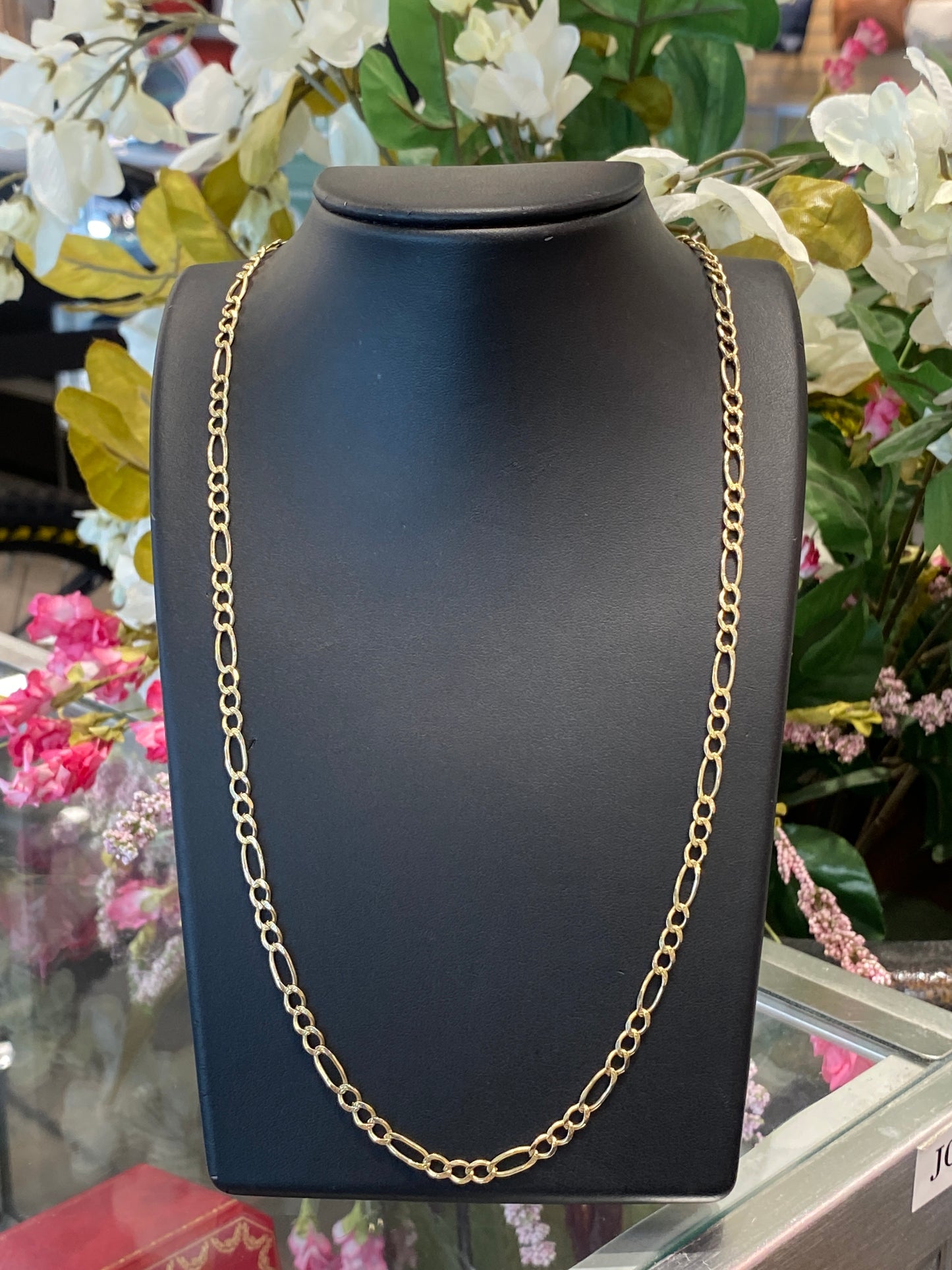 14k Yellow Gold Fígaro Chain