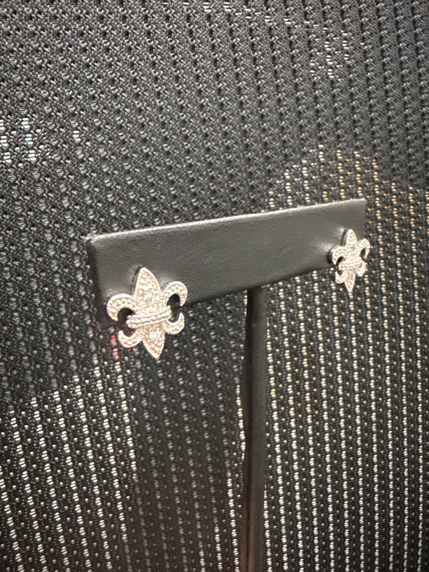 Silver earrings