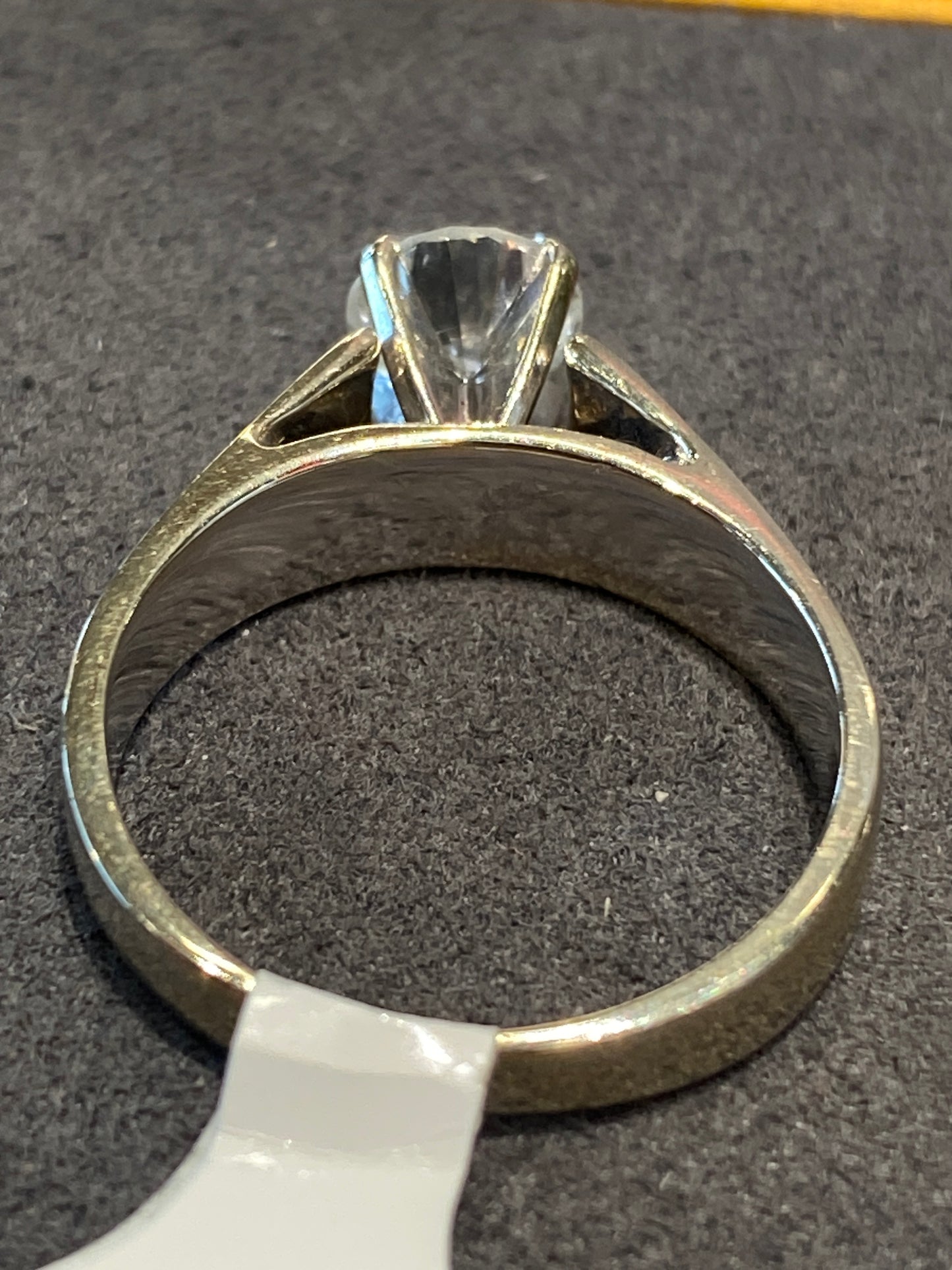 14k White Gold Diamond Engagement Ring