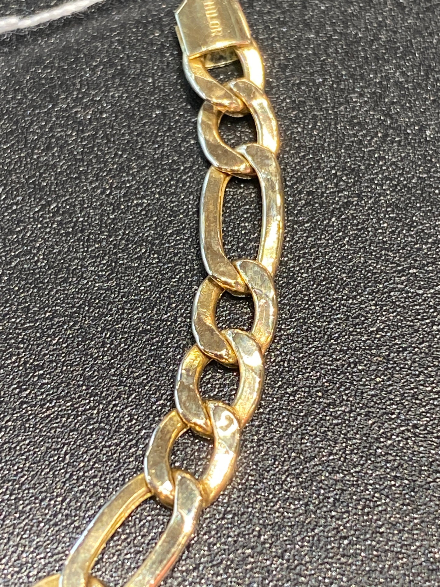 14k Yellow Gold Fígaro Chain Exteder