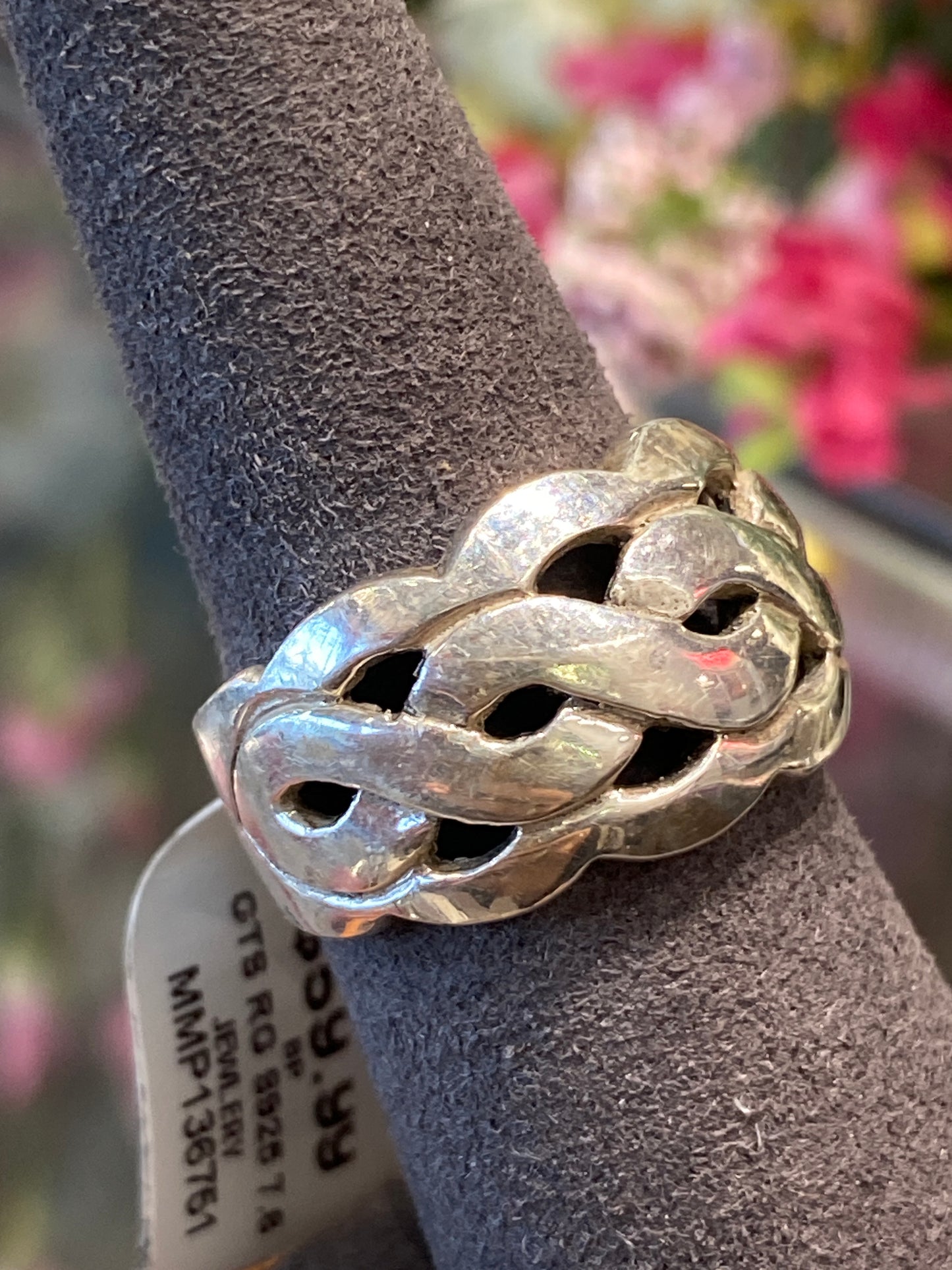 Silver Band With Design