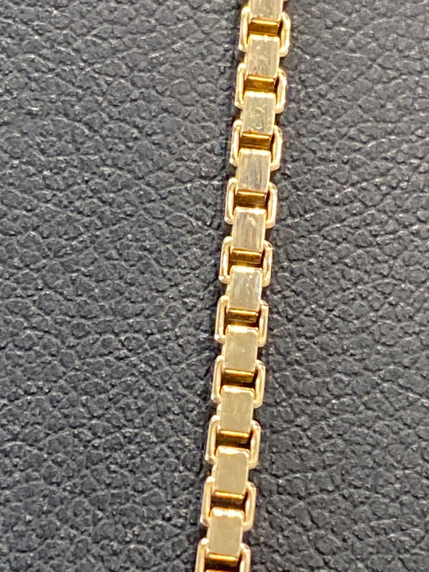 14k Yellow Gold Box Link Chain