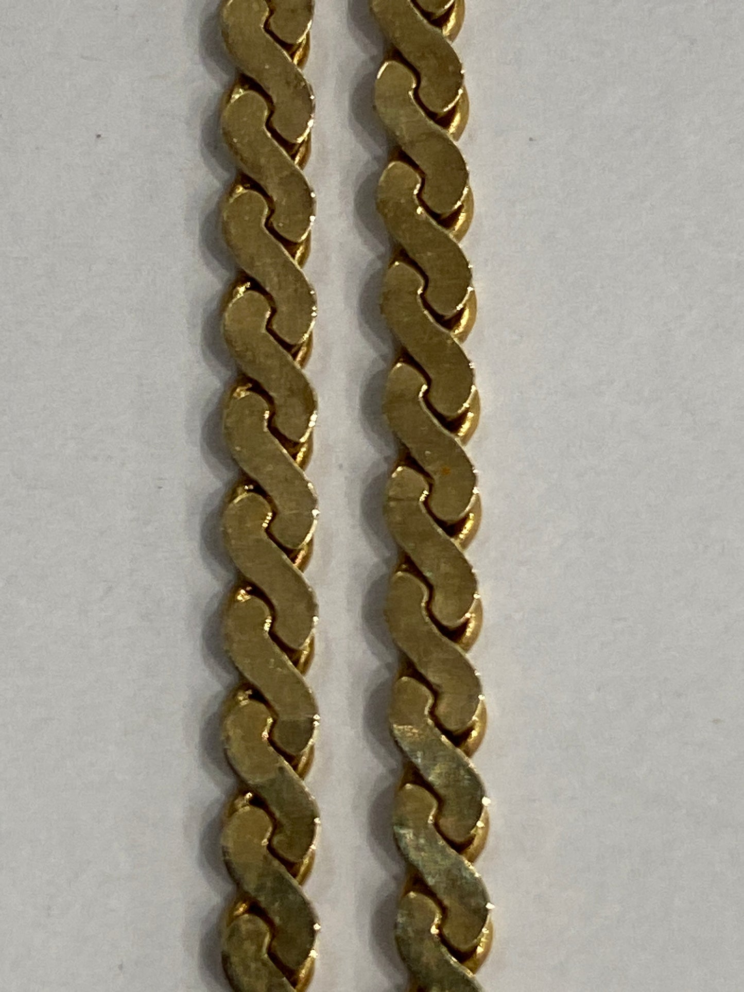 14k Yellow Gold Serpentine Chain