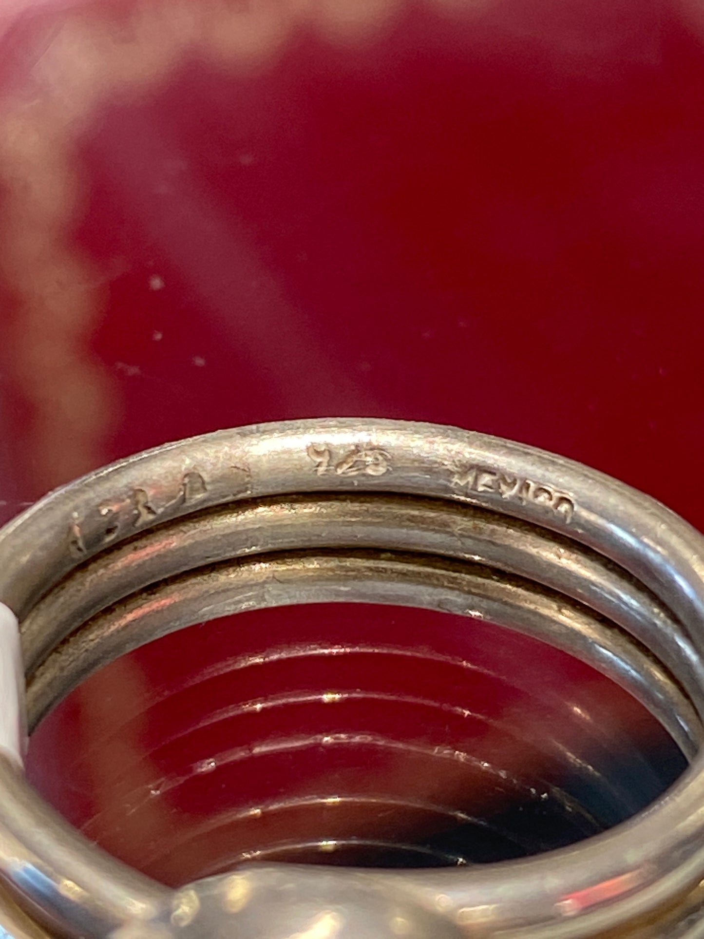 Silver Ring With Design