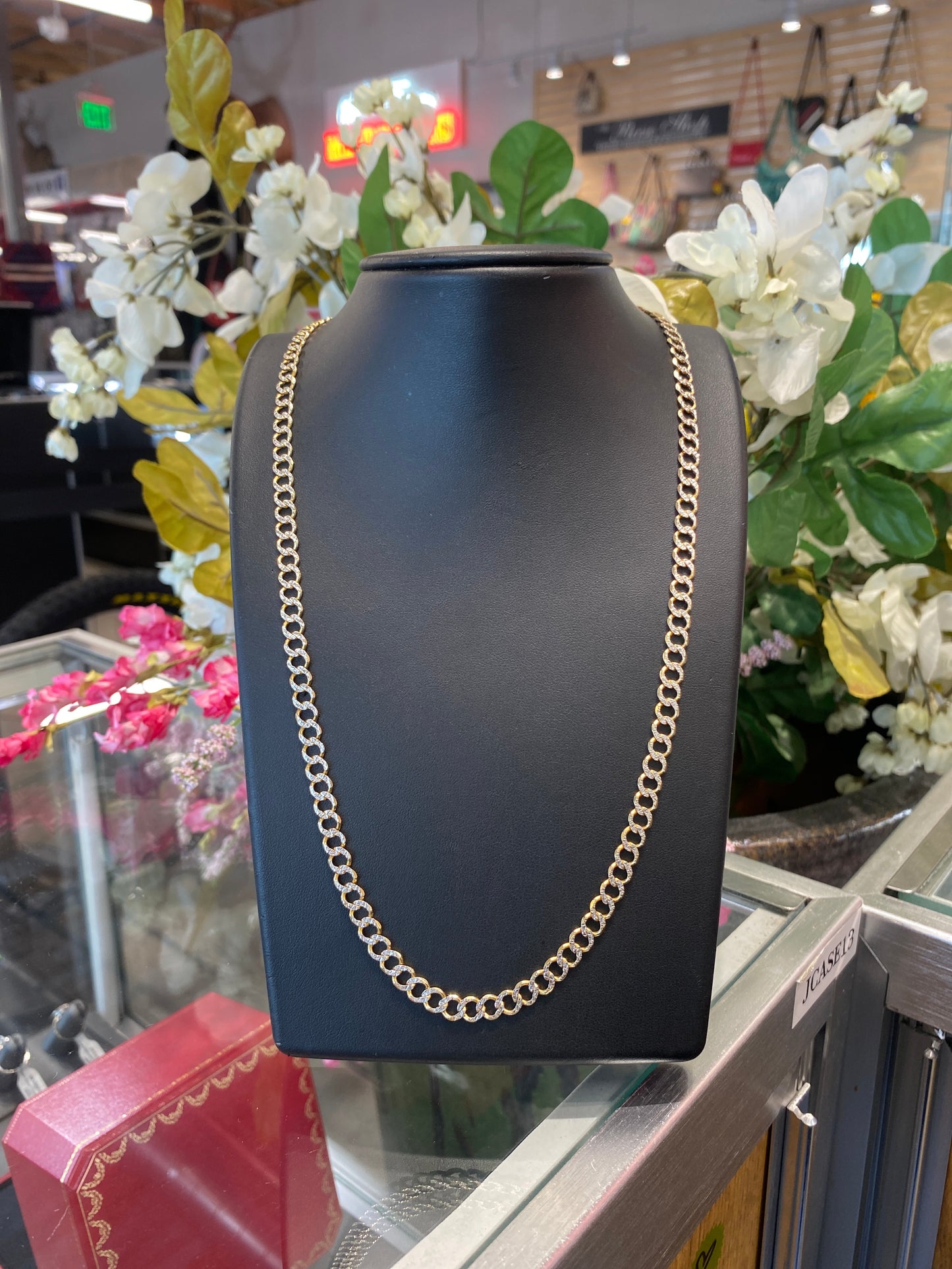 14k Two Tone Link Chain