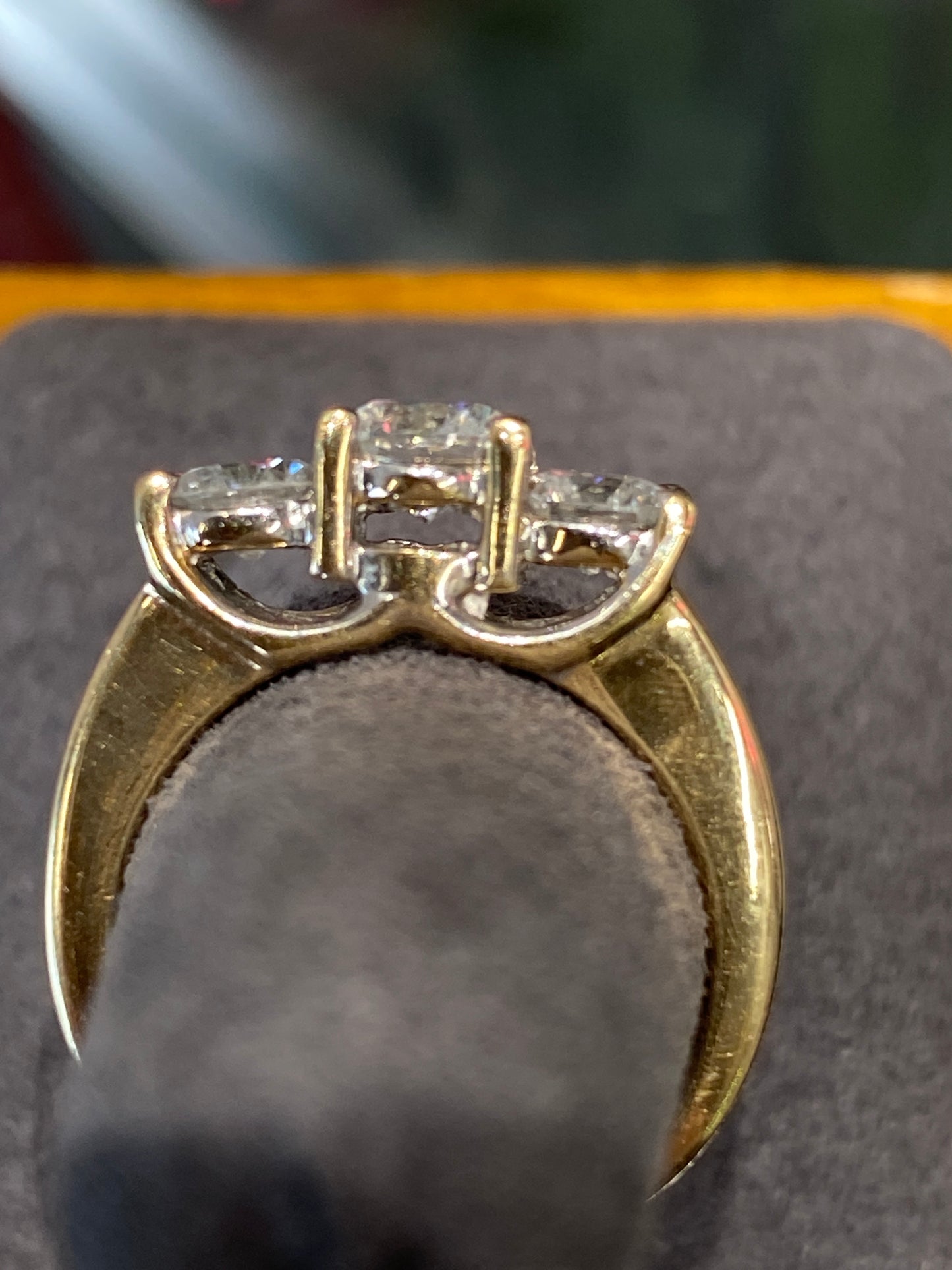 14k Yellow Gold Engagement Ring