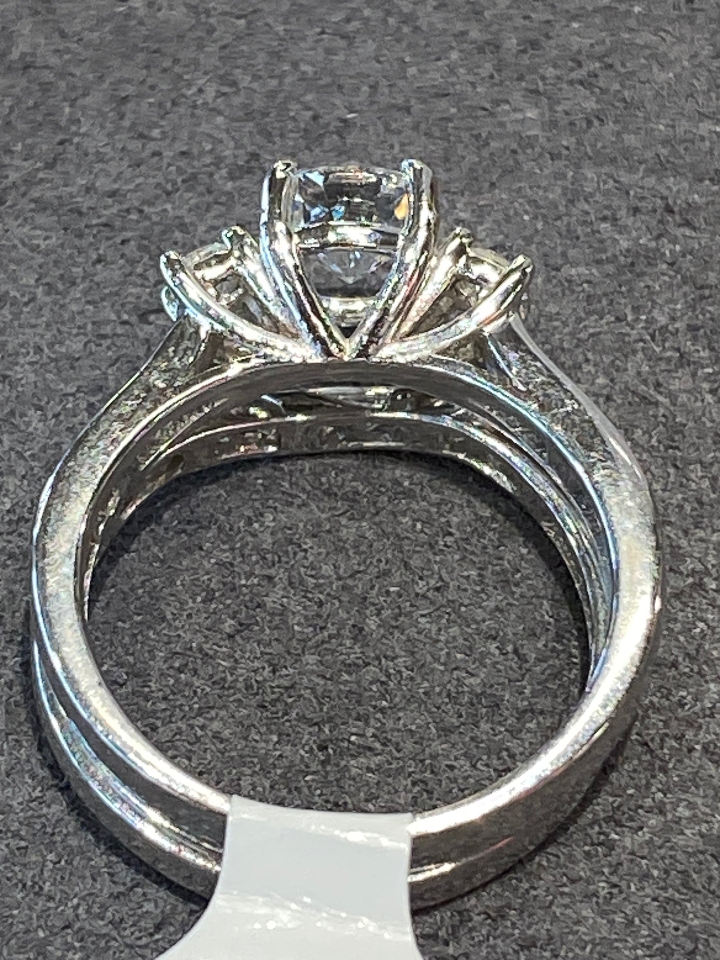 14k White Gold Diamond Engagement Ring