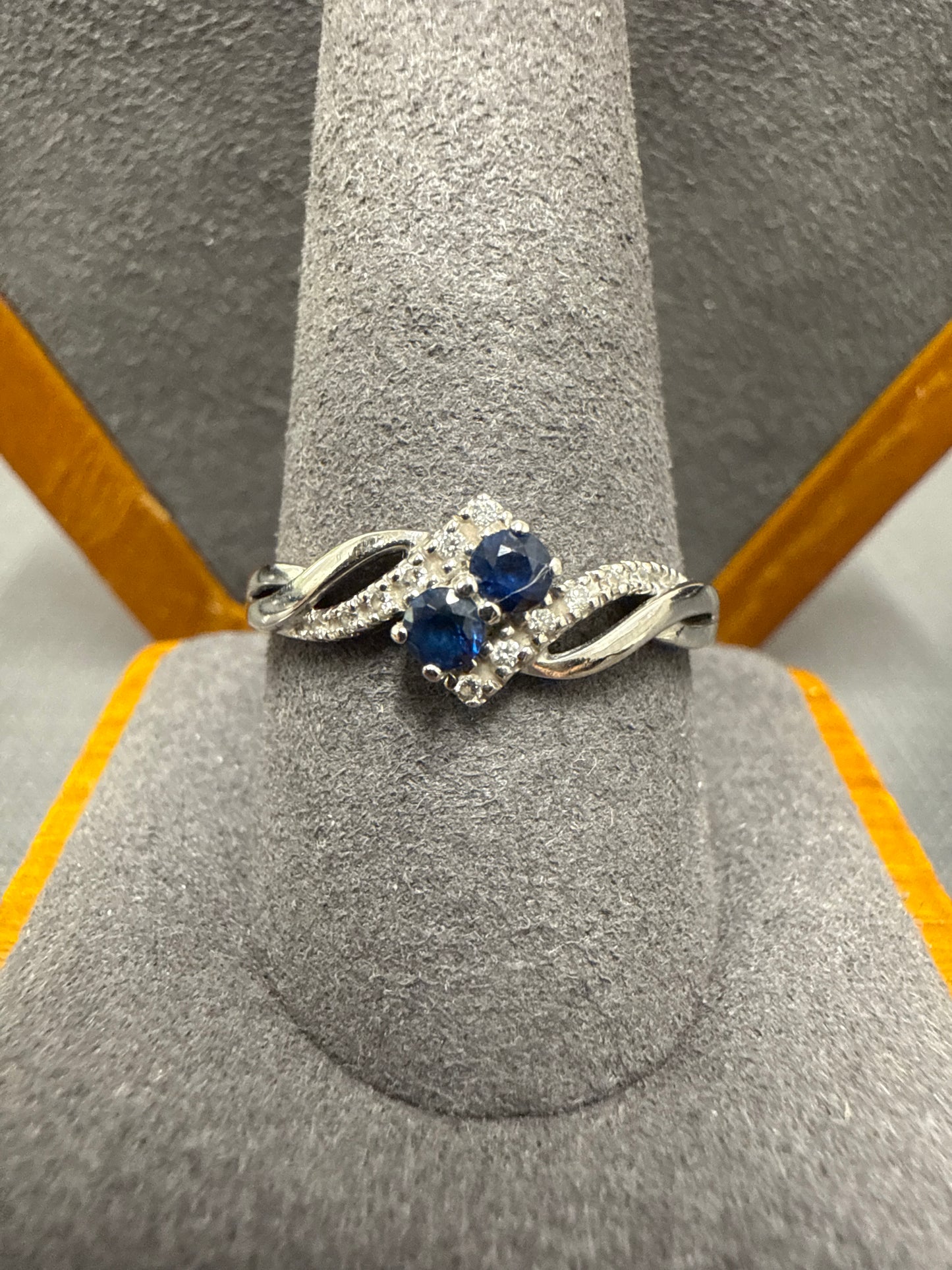 White gold ring