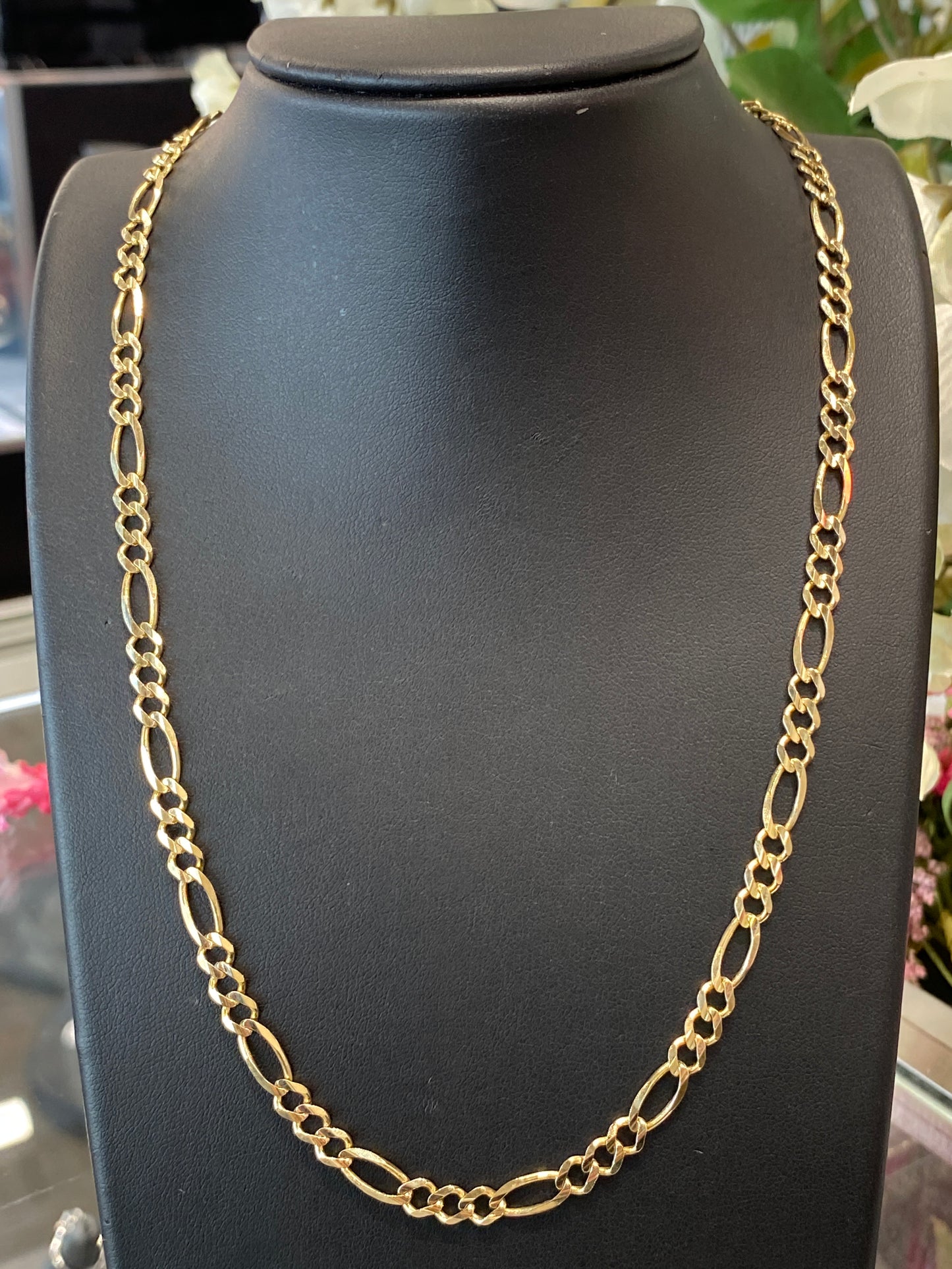 14k Yellow Gold Fígaro Chain