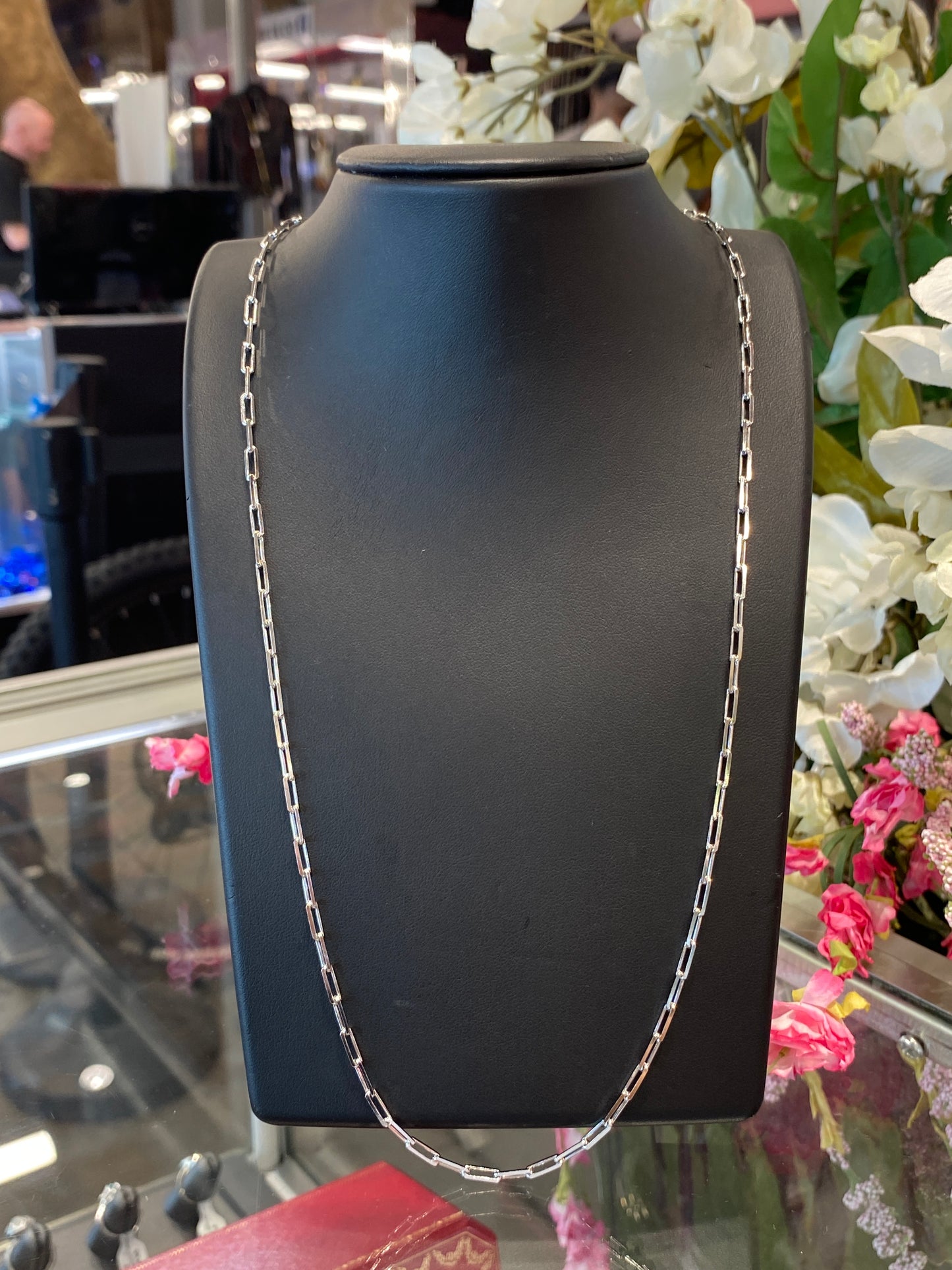 Silver Paper Clip Chain