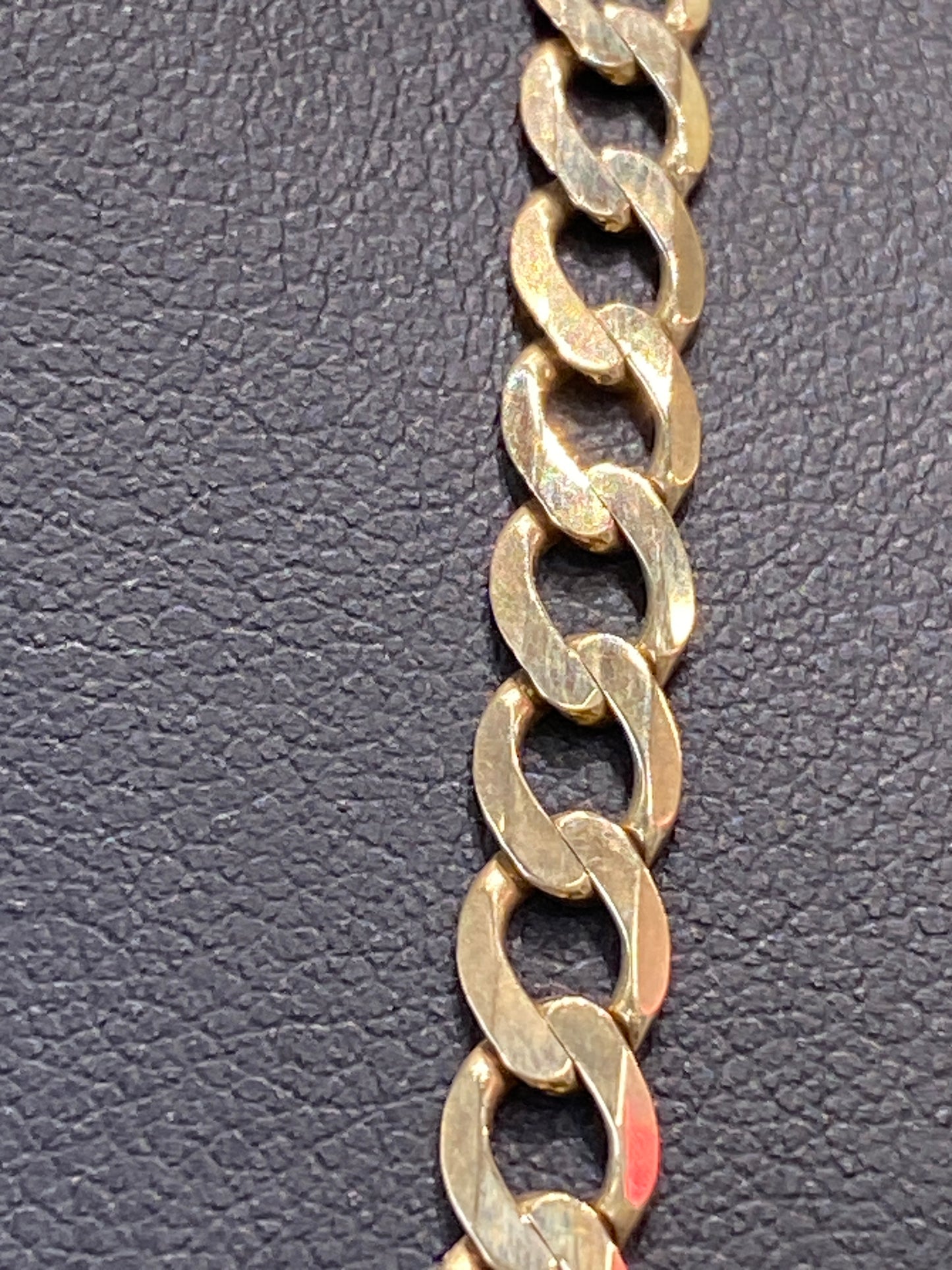 10k Yellow Gold Curb Link Chain
