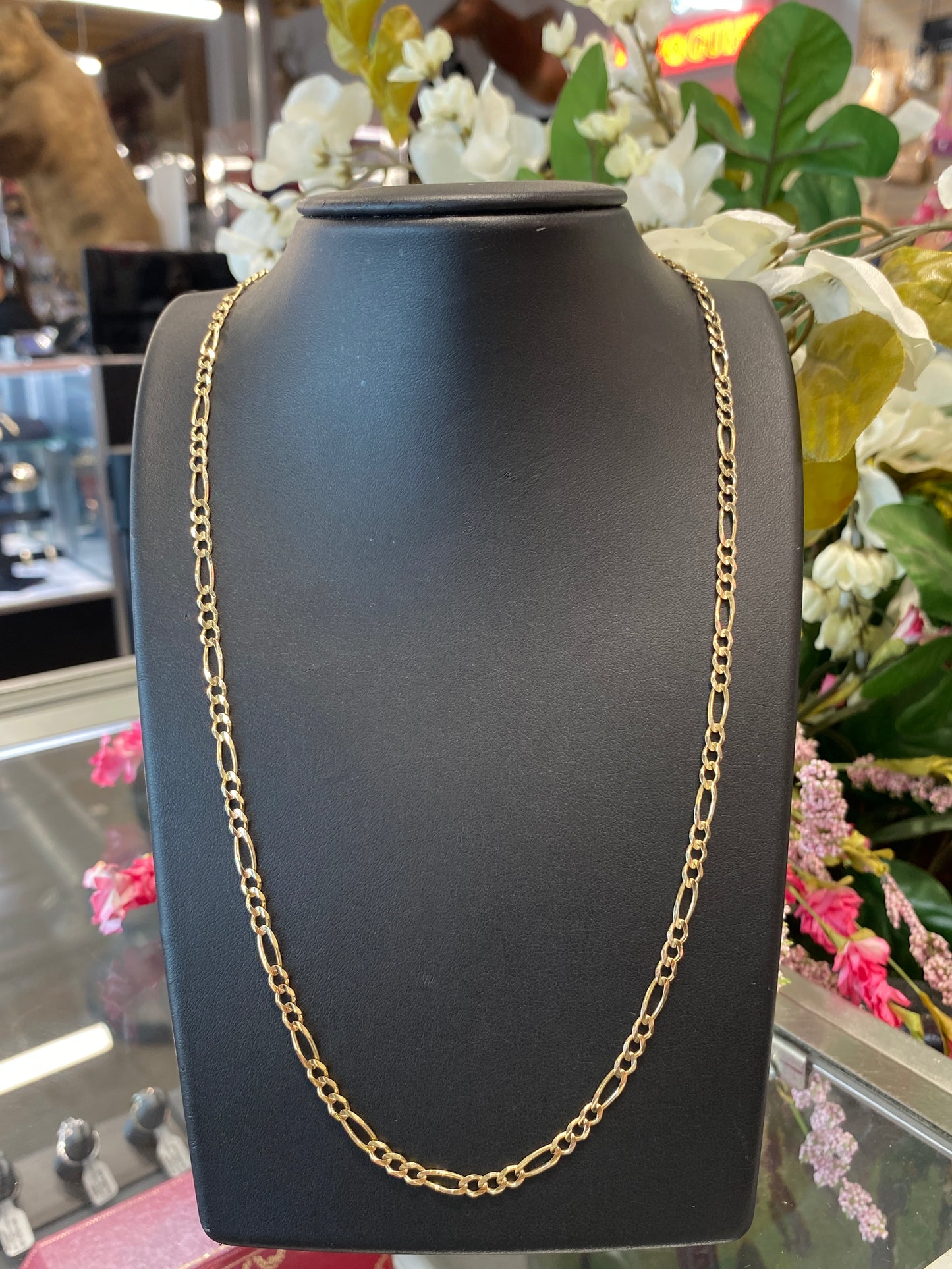 14k Yellow Gold Fígaro Chain