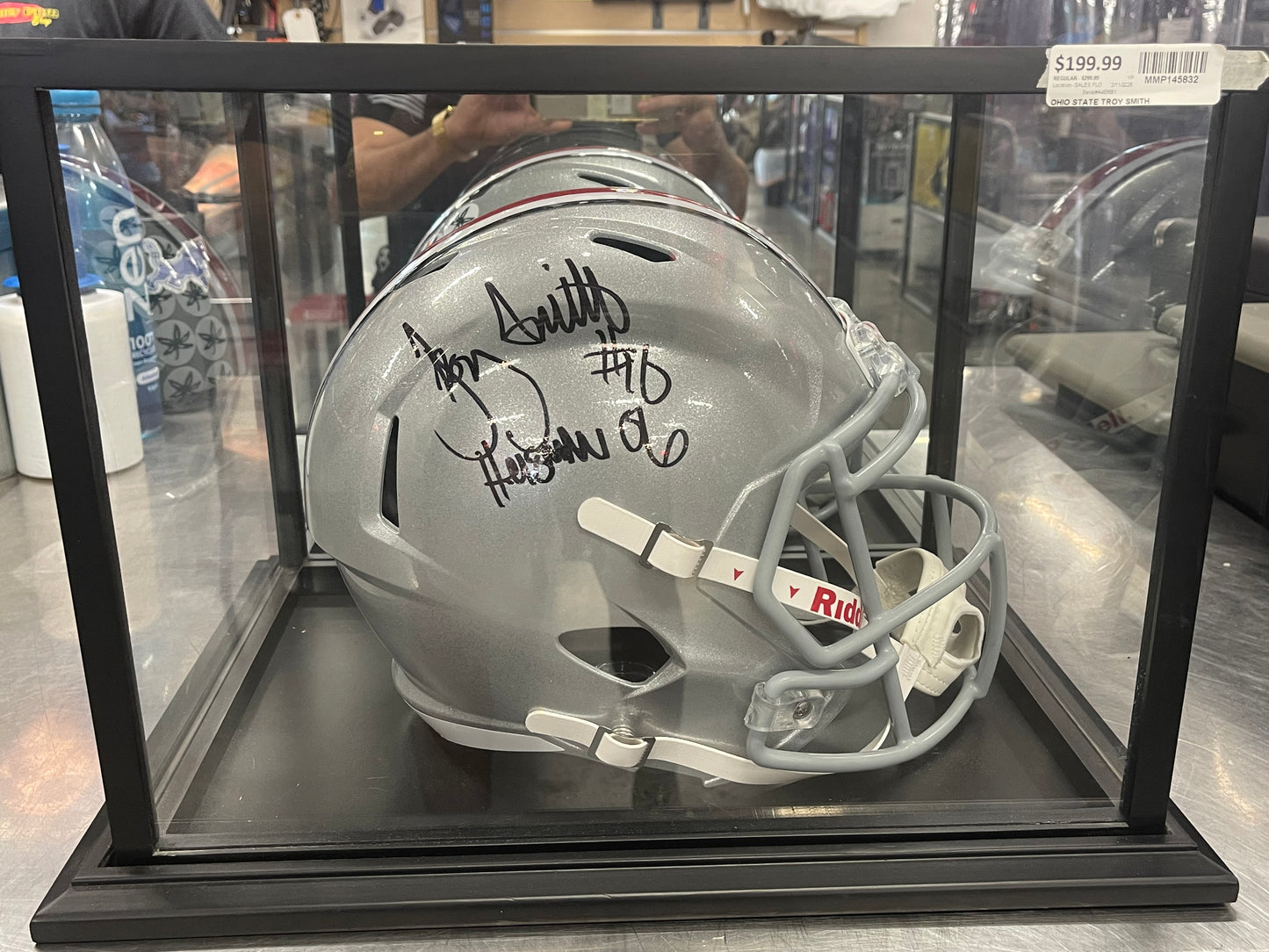 Troy Smith Autographed Ohio State Helmet
