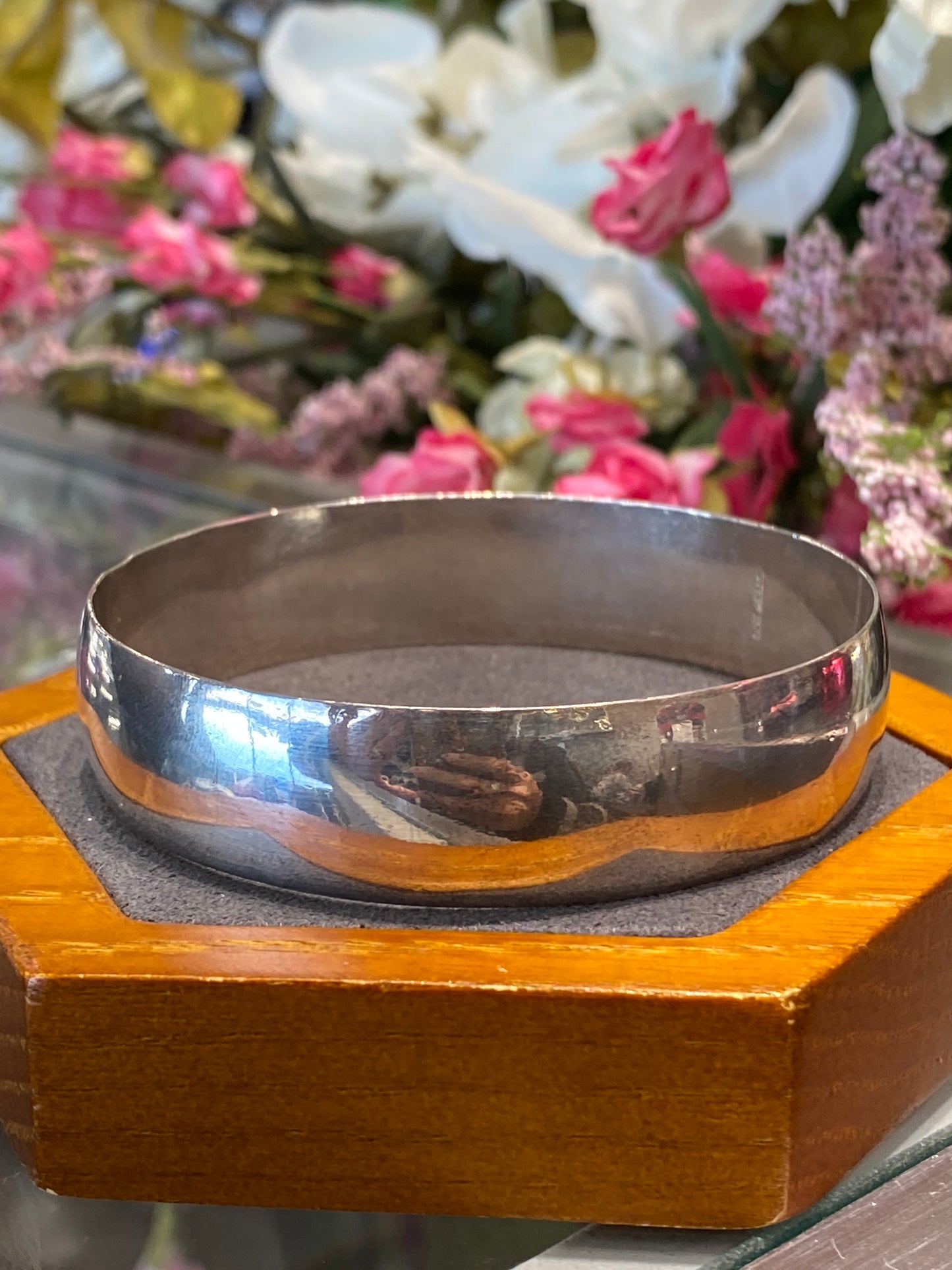 Silver Bangle Bracelet