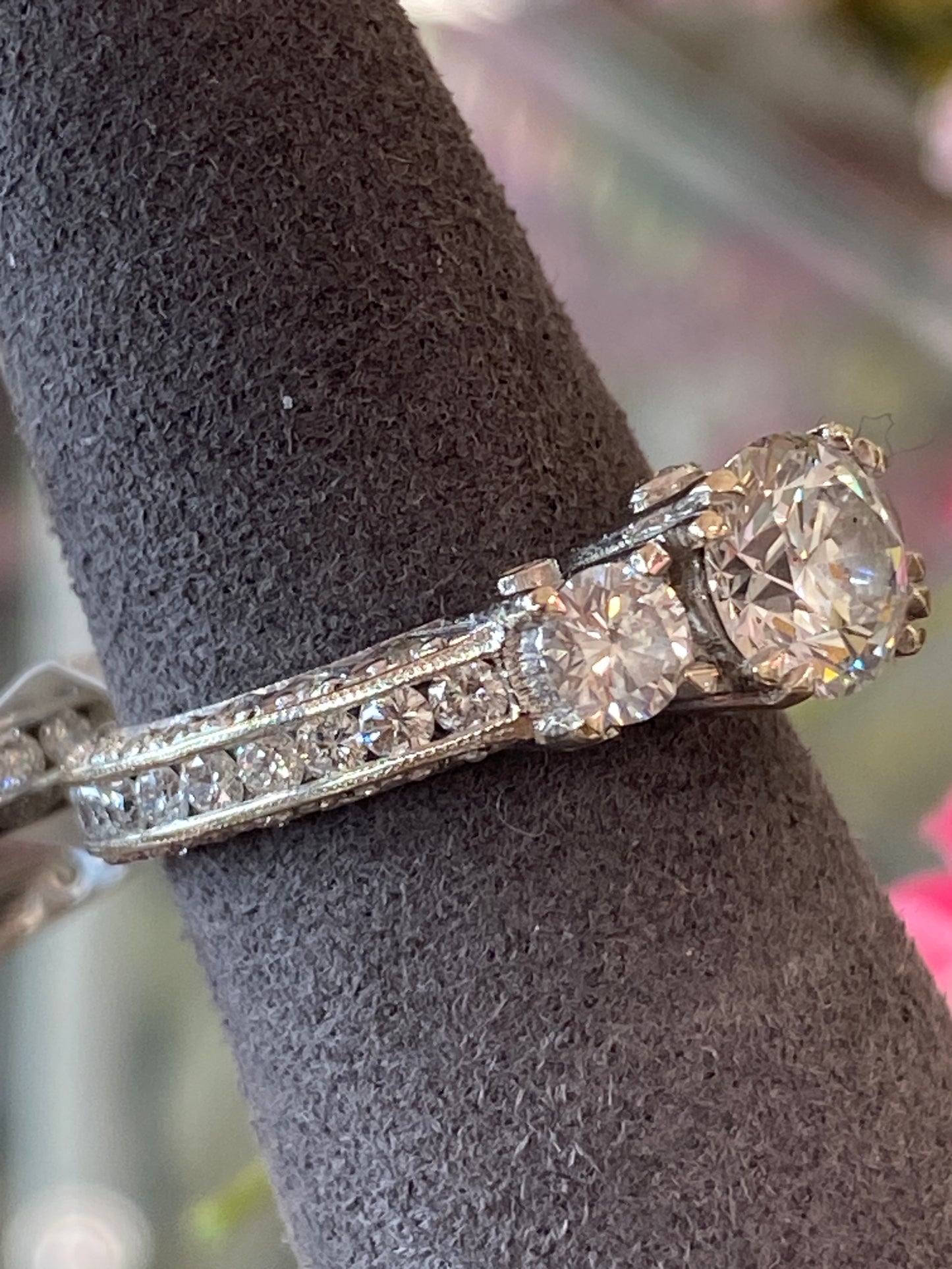 14k White Gold Diamond Wedding Set