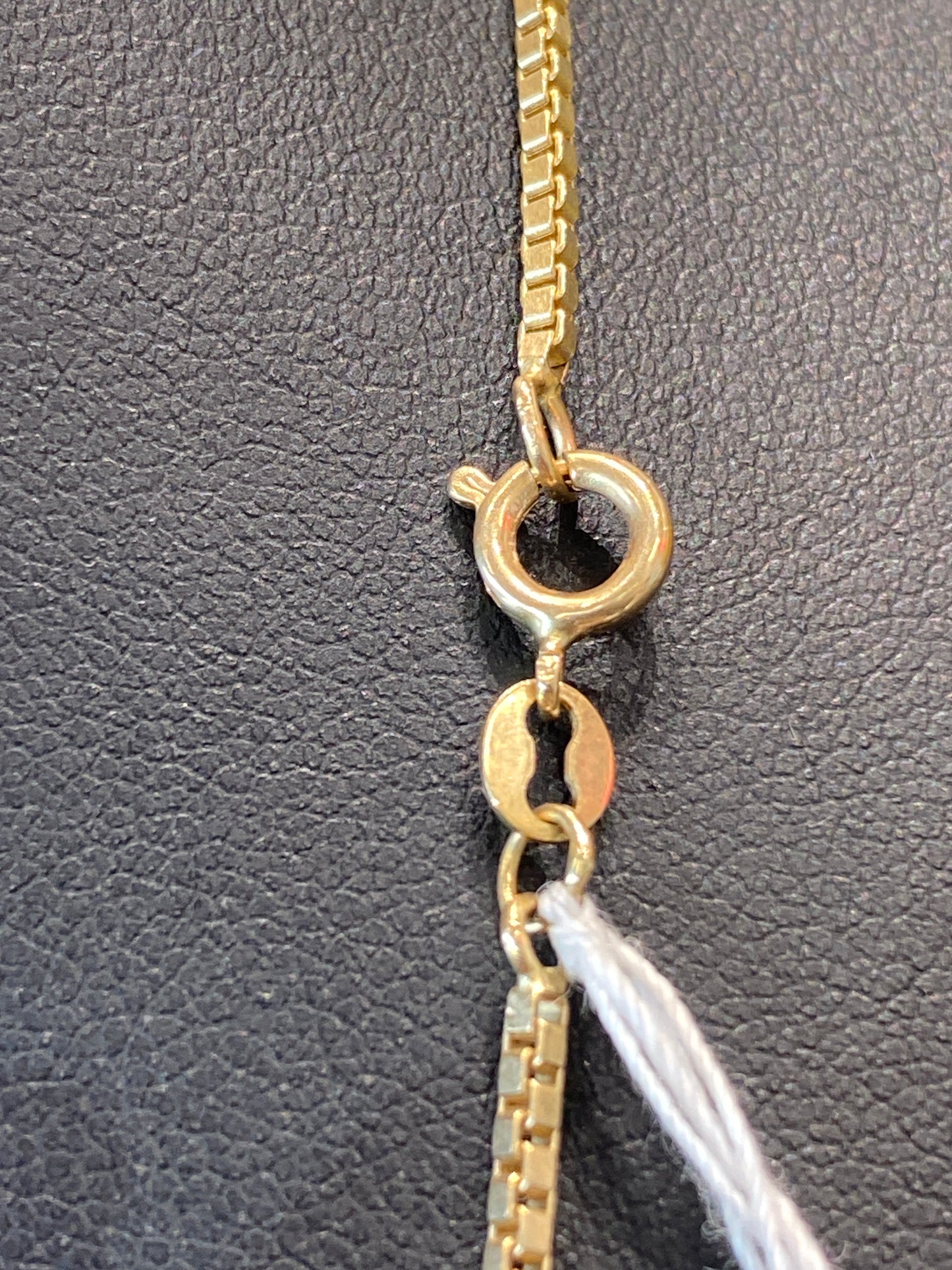 14k Yellow Gold Box Link Chain