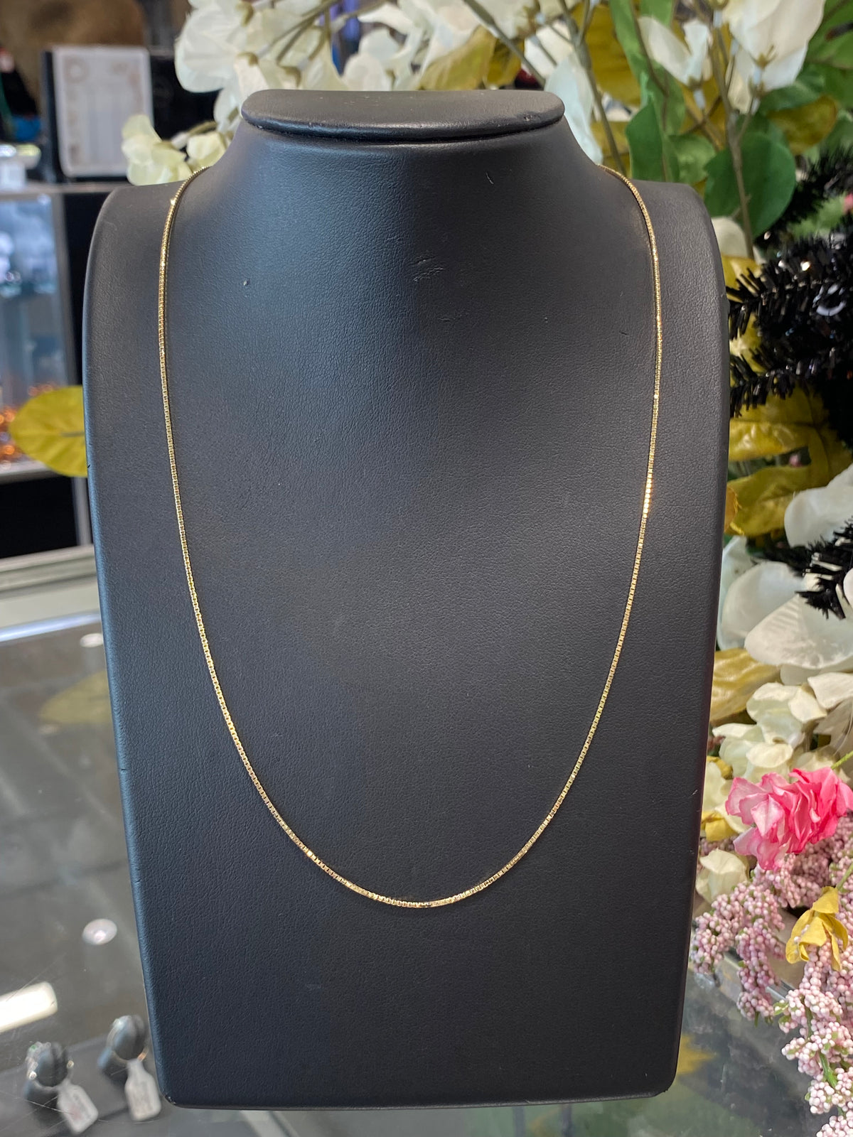 14k Yellow Gold Box Chain